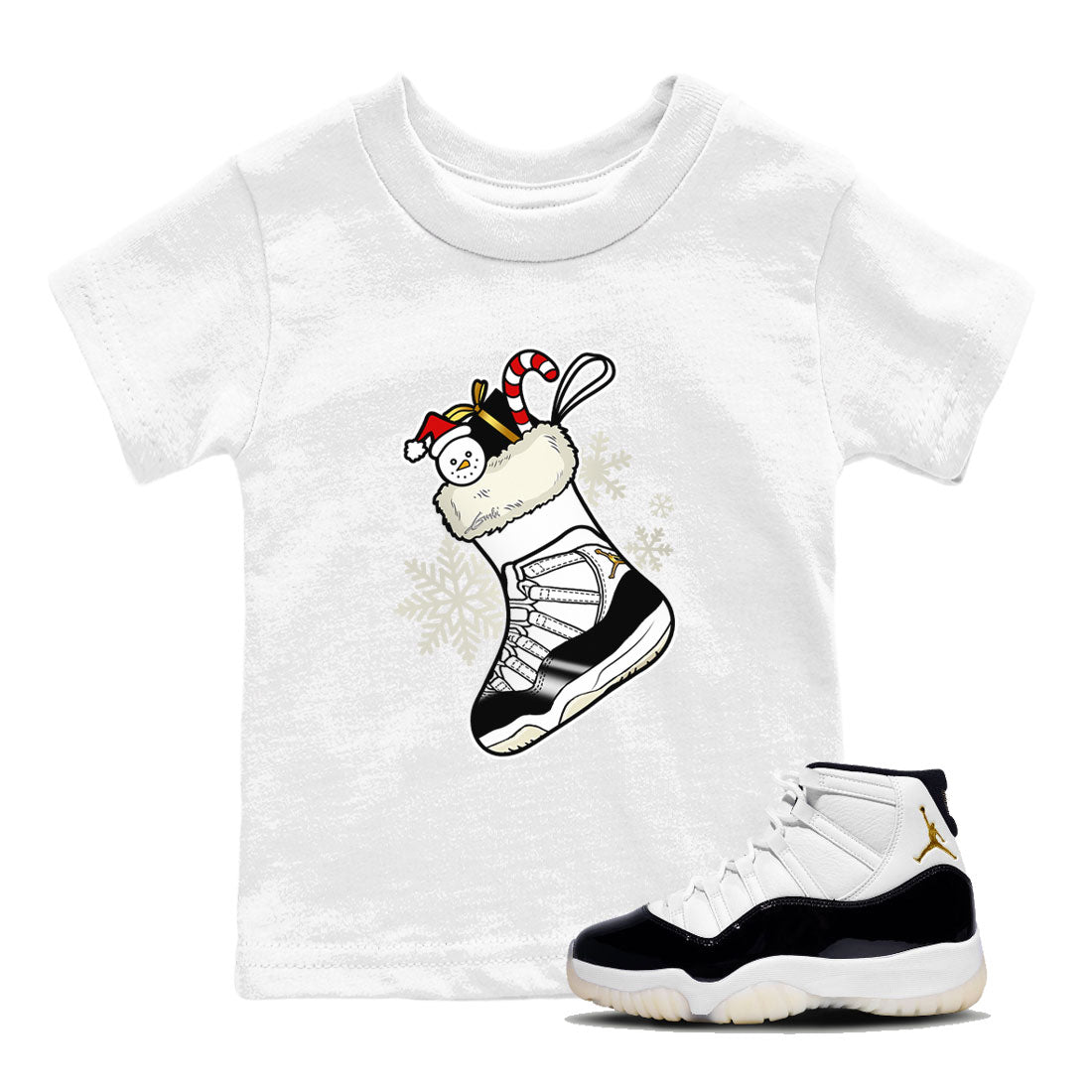 snkmatch Stocking snkmatch Tee Kids - Air Jordan 11 Gratitude