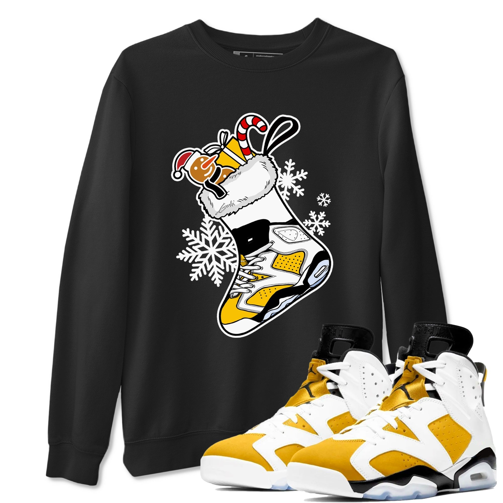 snkmatch Stocking snkmatch Tees - Air Jordan 6 Yellow Ochre