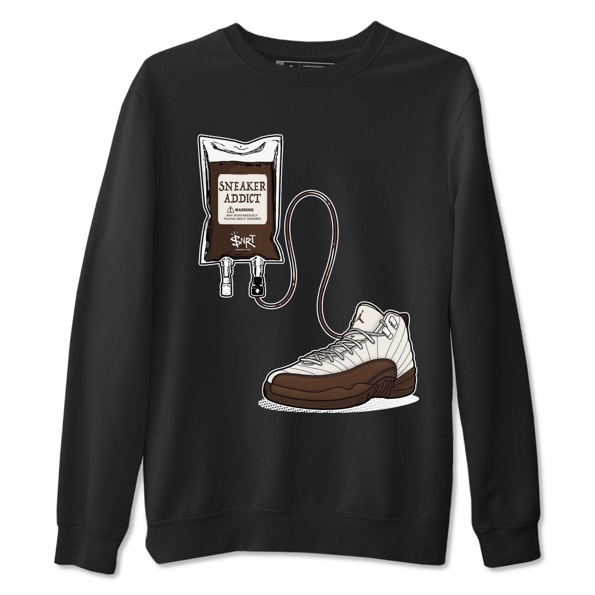 snkmatch Therapy snkmatch Tees - Air Jordan 12 Baroque Brown