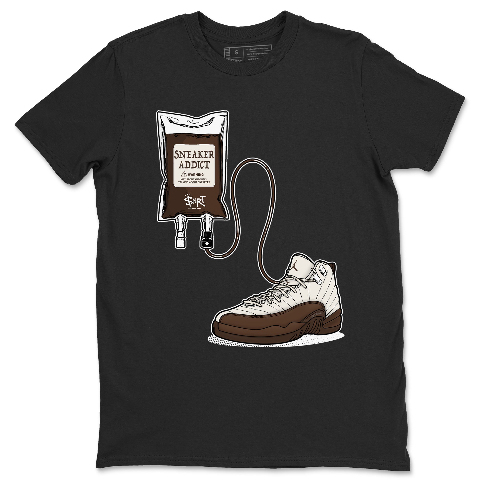 snkmatch Therapy snkmatch Tees - Air Jordan 12 Baroque Brown