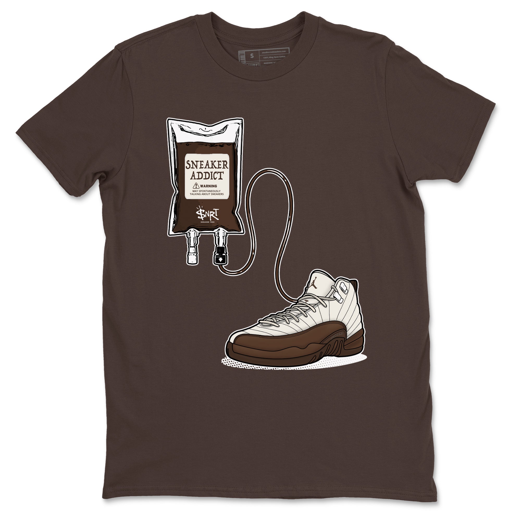 snkmatch Therapy snkmatch Tees - Air Jordan 12 Baroque Brown