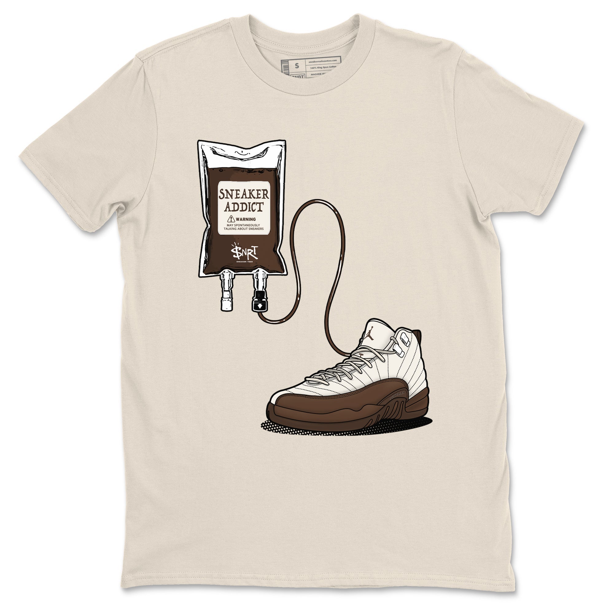 snkmatch Therapy snkmatch Tees - Air Jordan 12 Baroque Brown