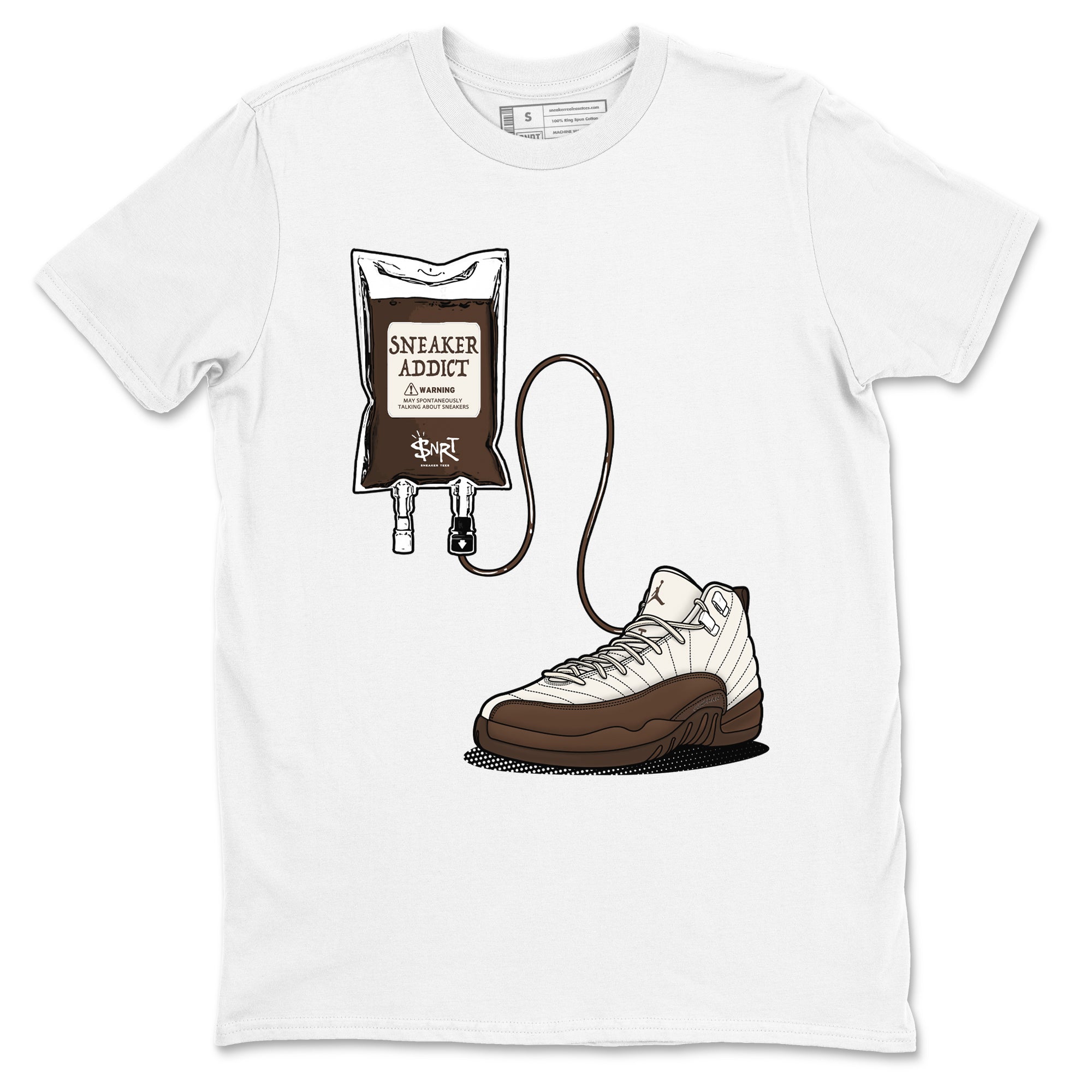 snkmatch Therapy snkmatch Tees - Air Jordan 12 Baroque Brown