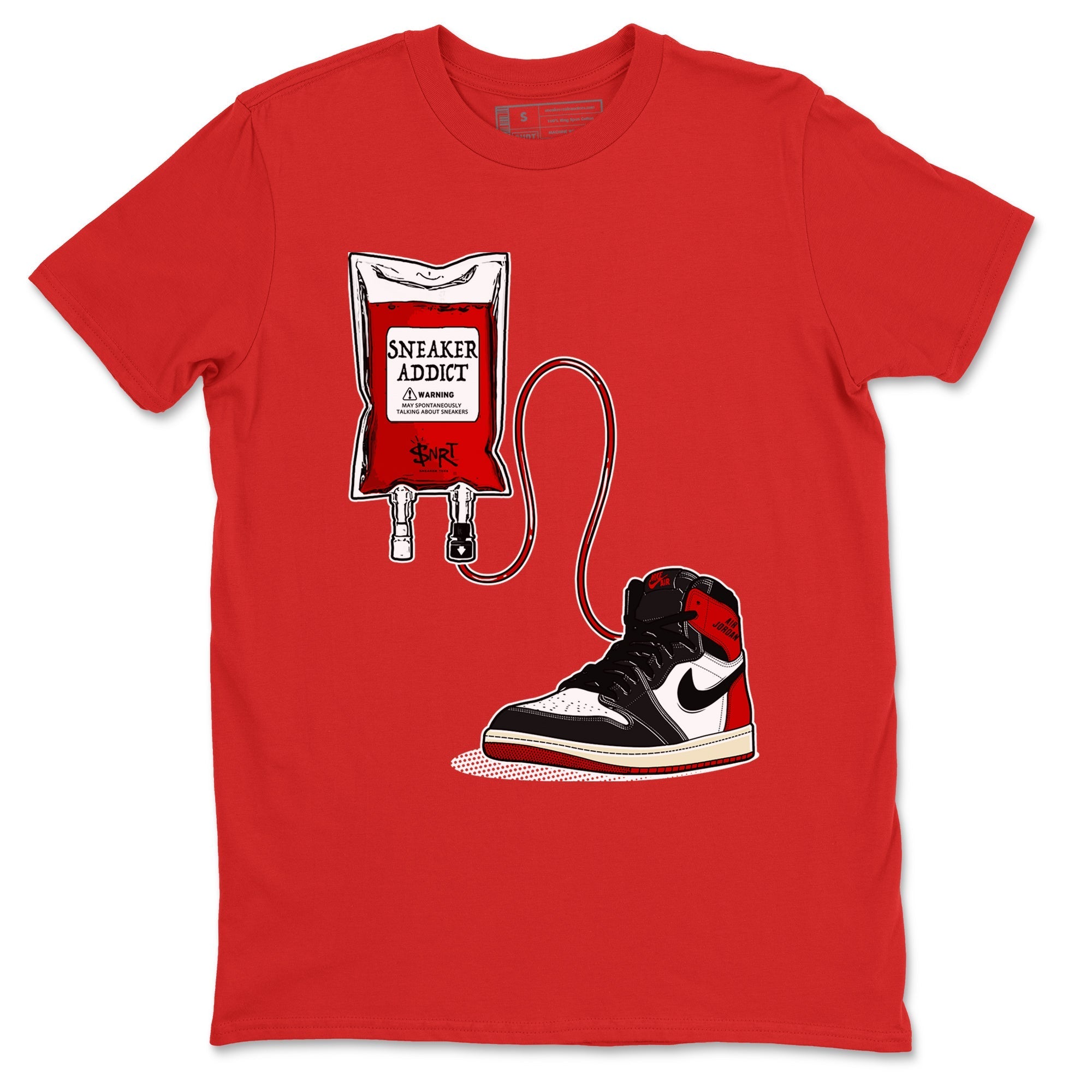 snkmatch Therapy snkmatch Tees - Air Jordan 1 Black Toe Reimagined