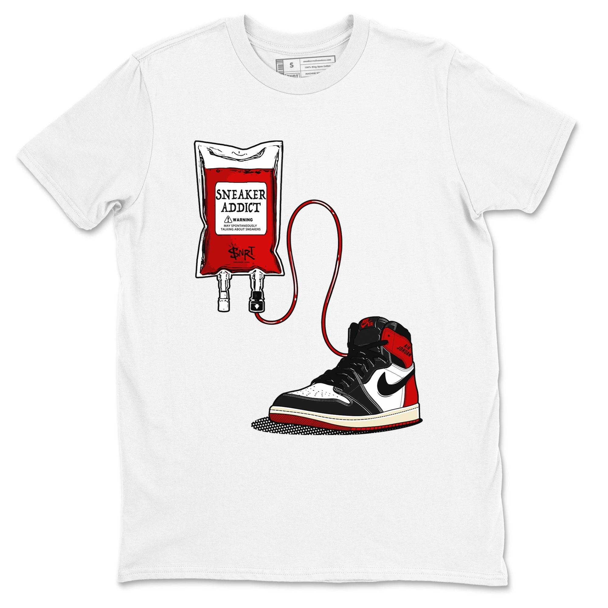 snkmatch Therapy snkmatch Tees - Air Jordan 1 Black Toe Reimagined