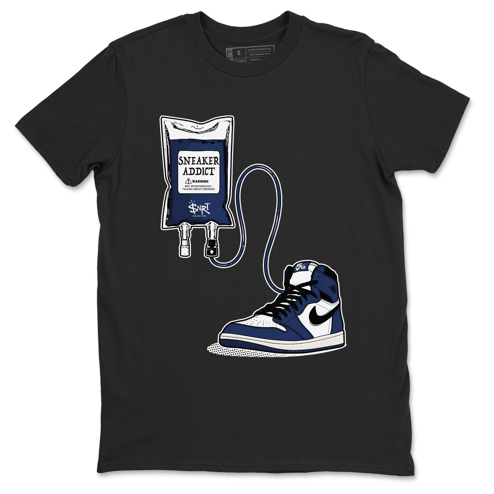 snkmatch Therapy snkmatch Tees - Air Jordan 1 Midnight Navy
