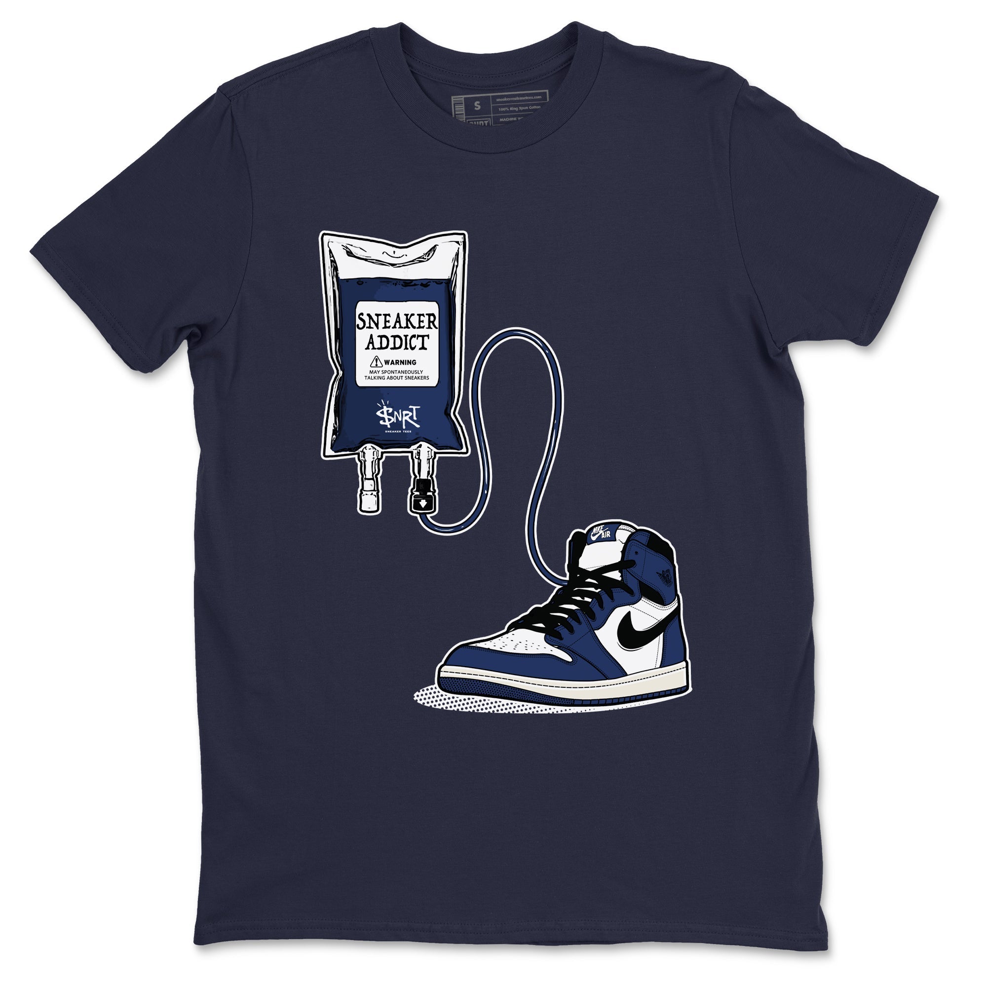 snkmatch Therapy snkmatch Tees - Air Jordan 1 Midnight Navy
