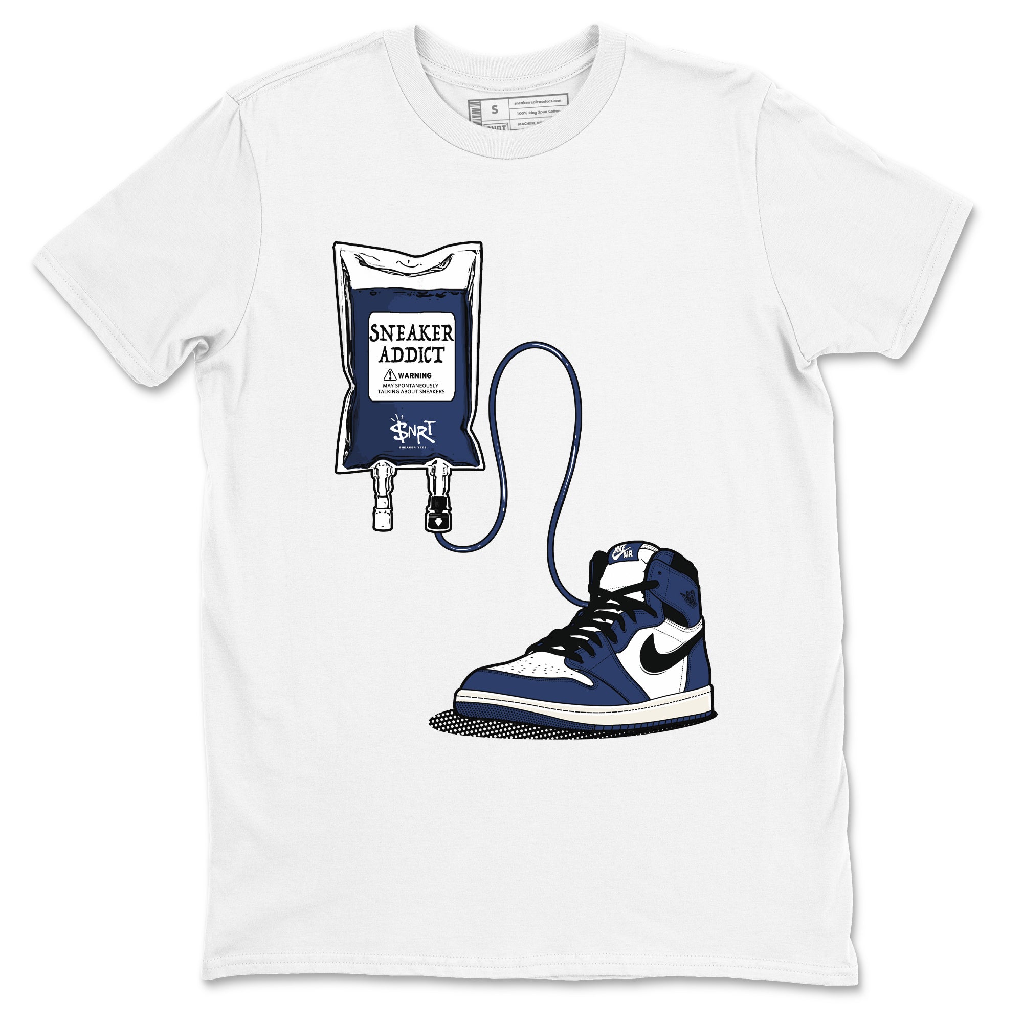 snkmatch Therapy snkmatch Tees - Air Jordan 1 Midnight Navy