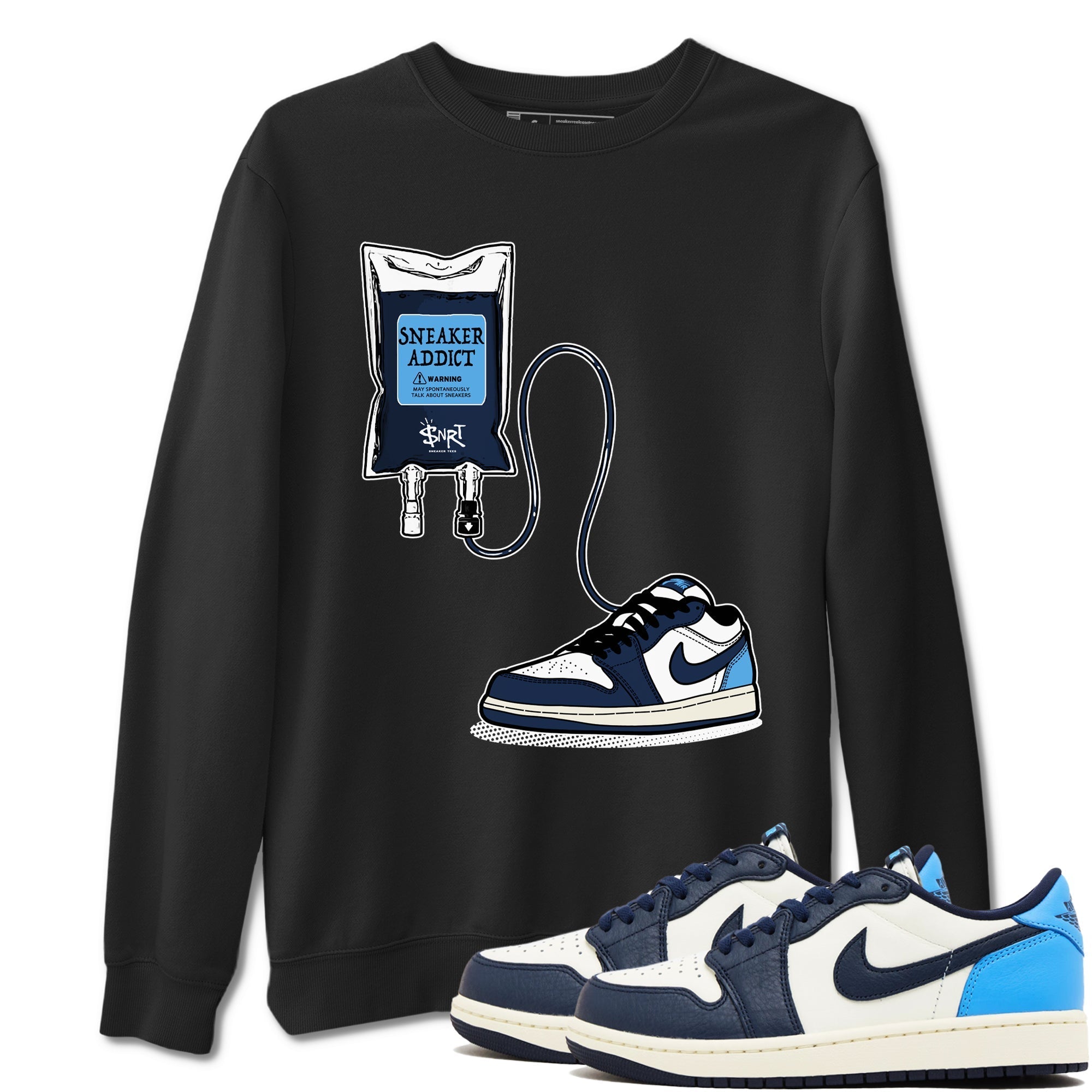 snkmatch Therapy snkmatch Tees - Air Jordan 1 Obsidian