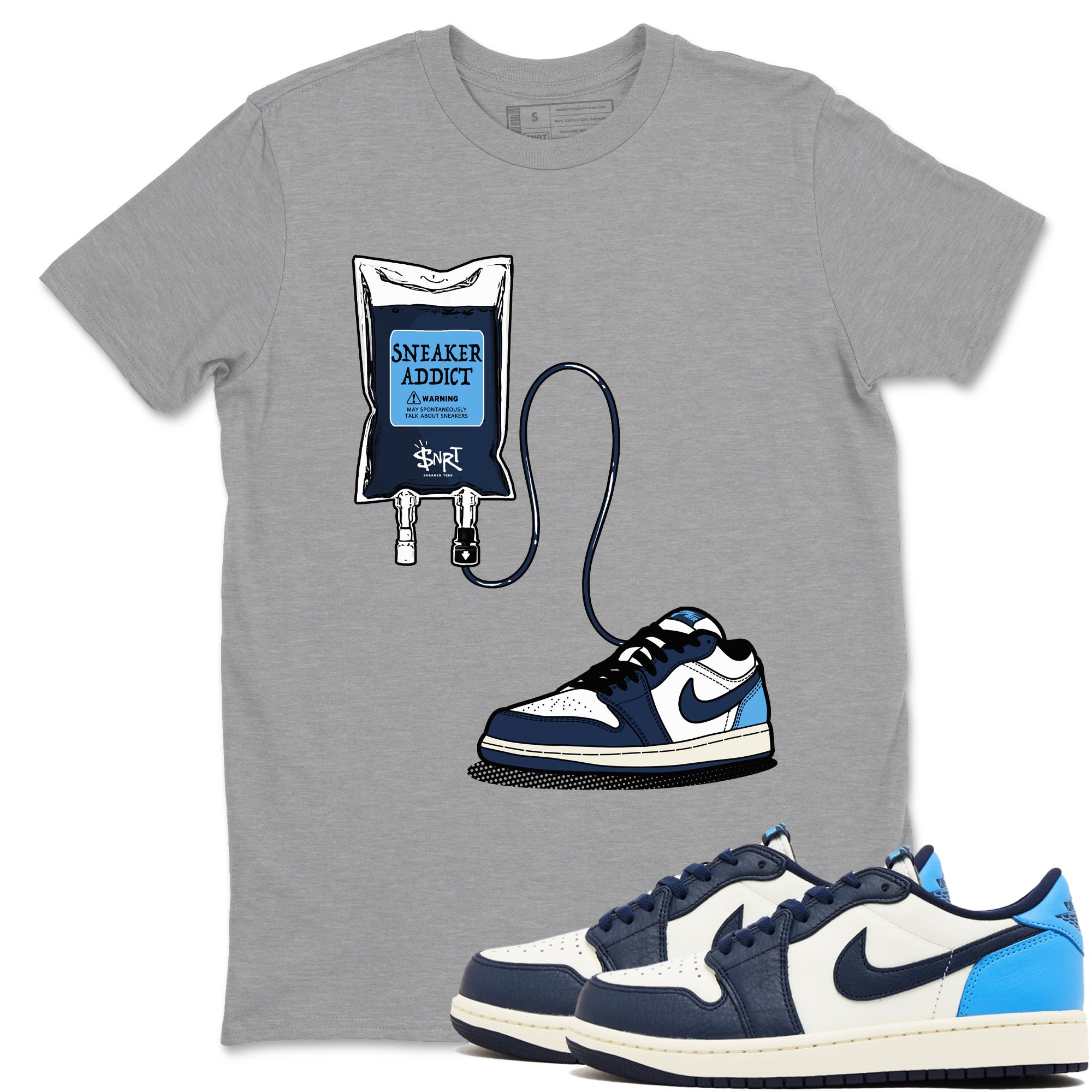 snkmatch Therapy snkmatch Tees - Air Jordan 1 Obsidian