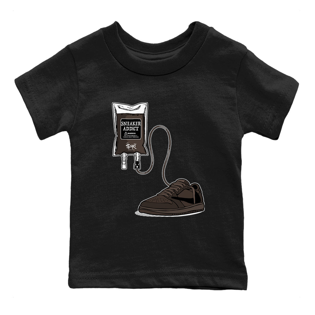 snkmatch Therapy snkmatch Tees Kids - Air Jordan 1 Travis Scott Velvet Brown