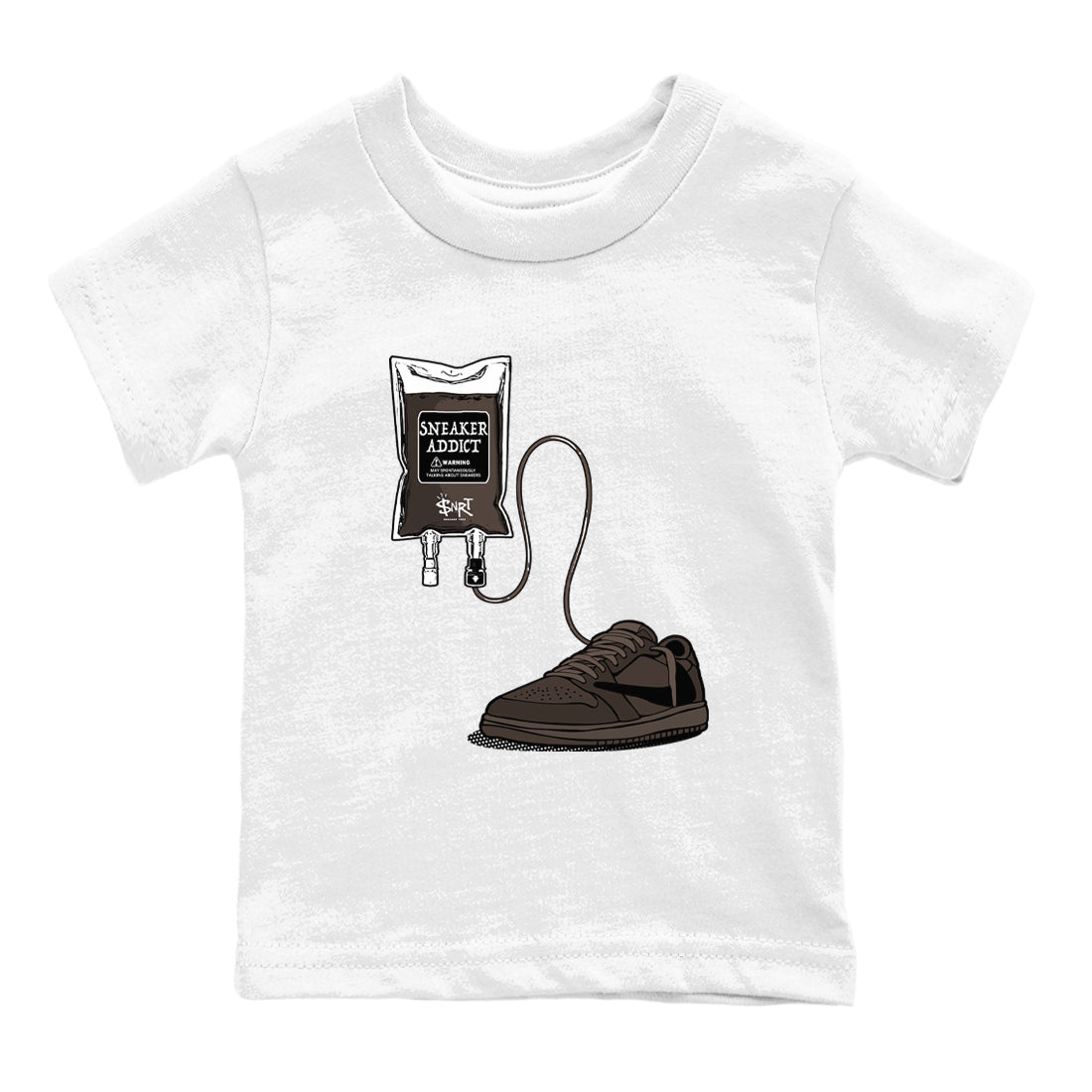 snkmatch Therapy snkmatch Tees Kids - Air Jordan 1 Travis Scott Velvet Brown