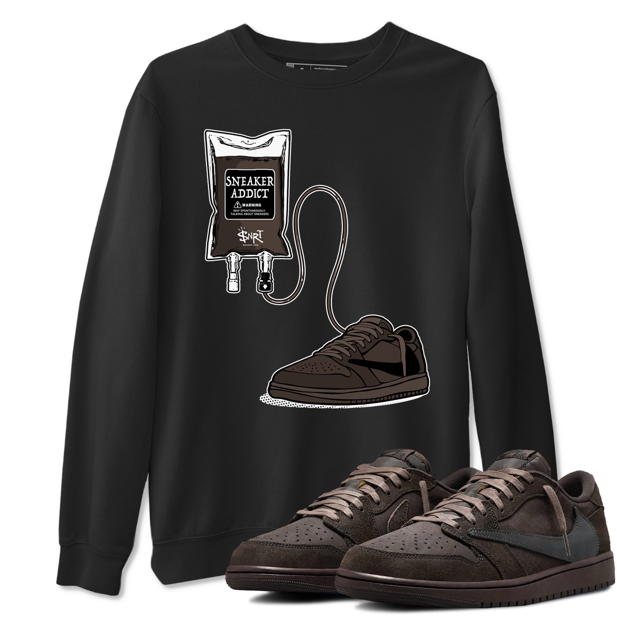 snkmatch Therapy snkmatch Tees - Air Jordan 1 Travis Scott Velvet Brown