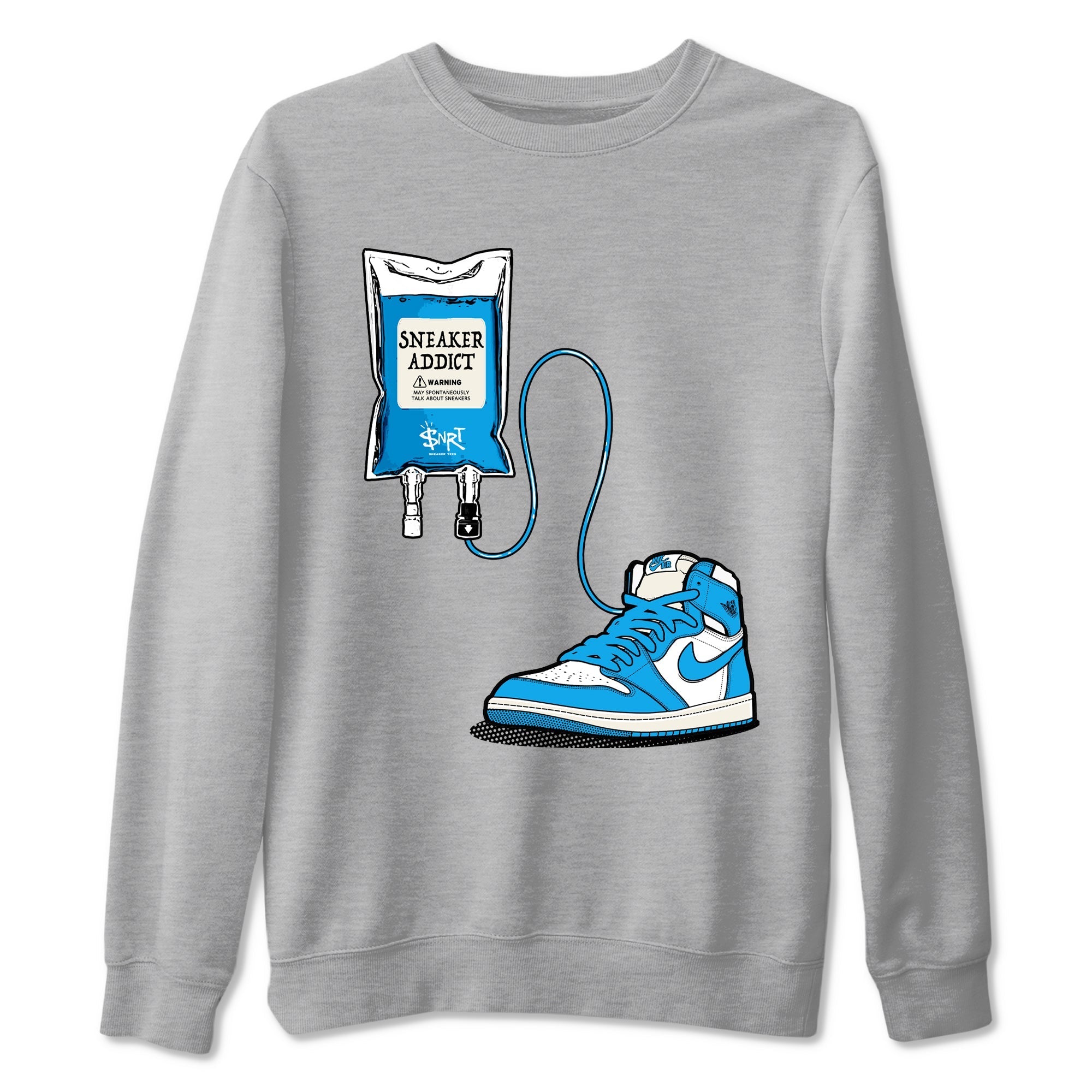 snkmatch Therapy snkmatch Tees - Air Jordan 1 UNC Reimagined