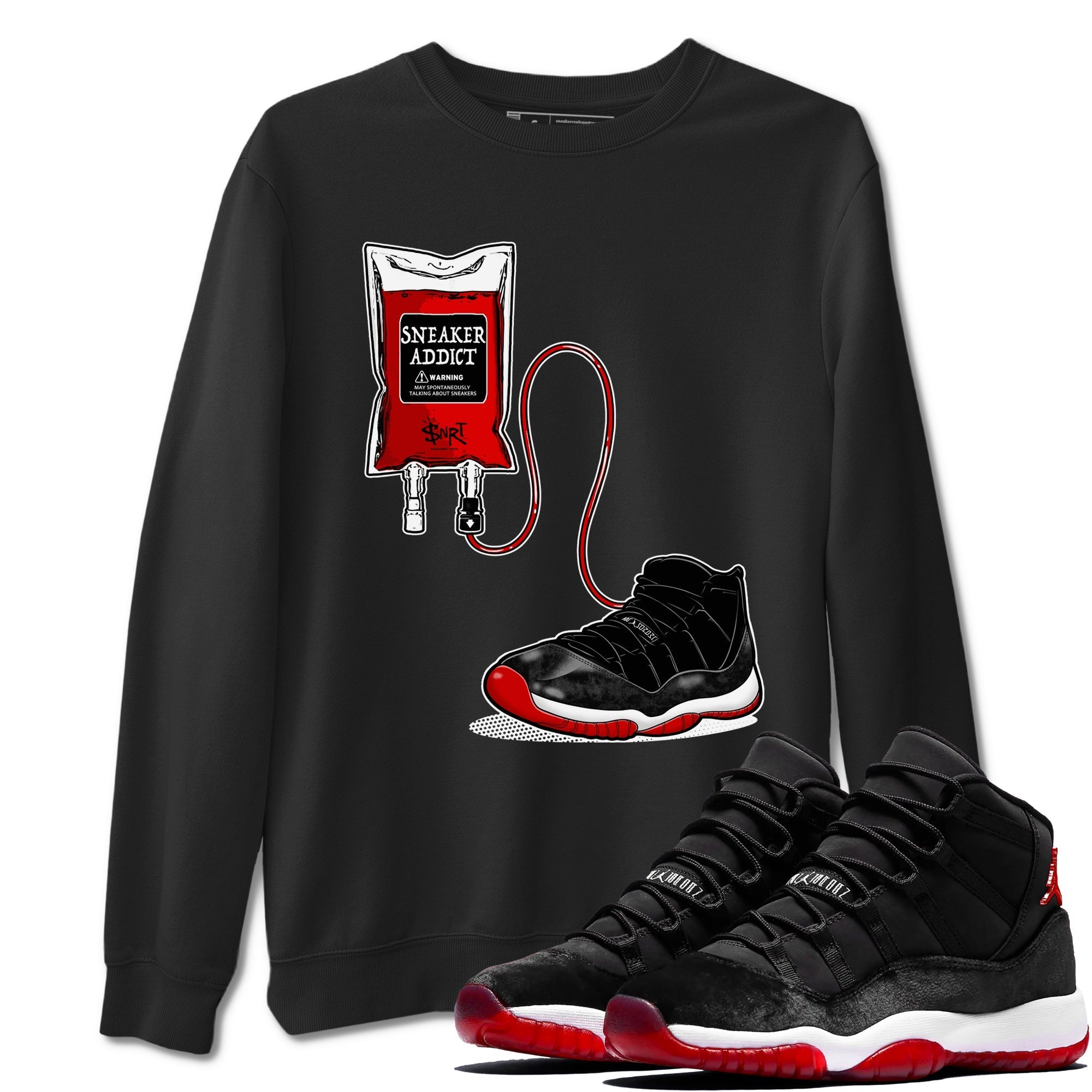 snkmatch Therapy snkmatch Tees - Air Jordan 11 Bred Velvet