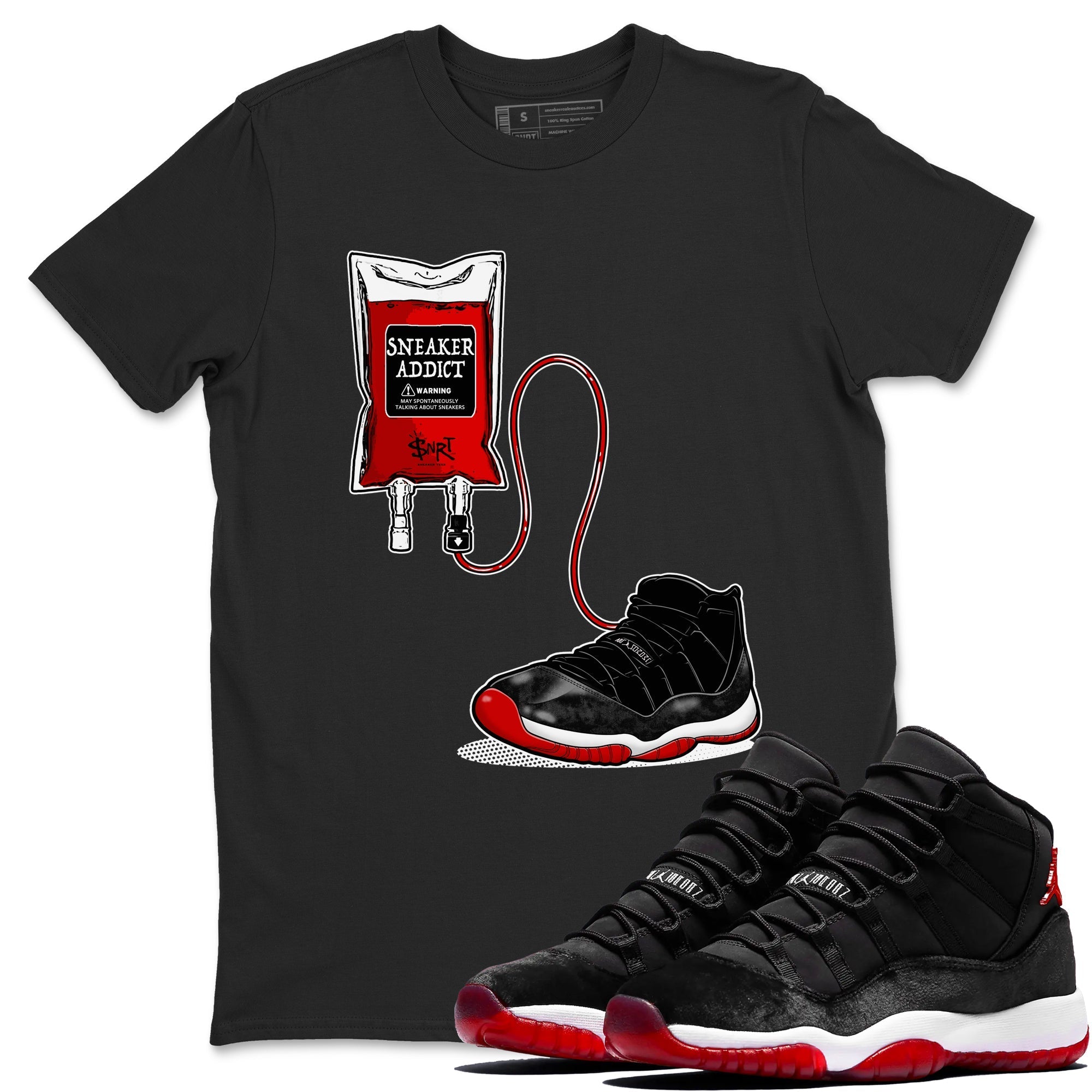 snkmatch Therapy snkmatch Tees - Air Jordan 11 Bred Velvet