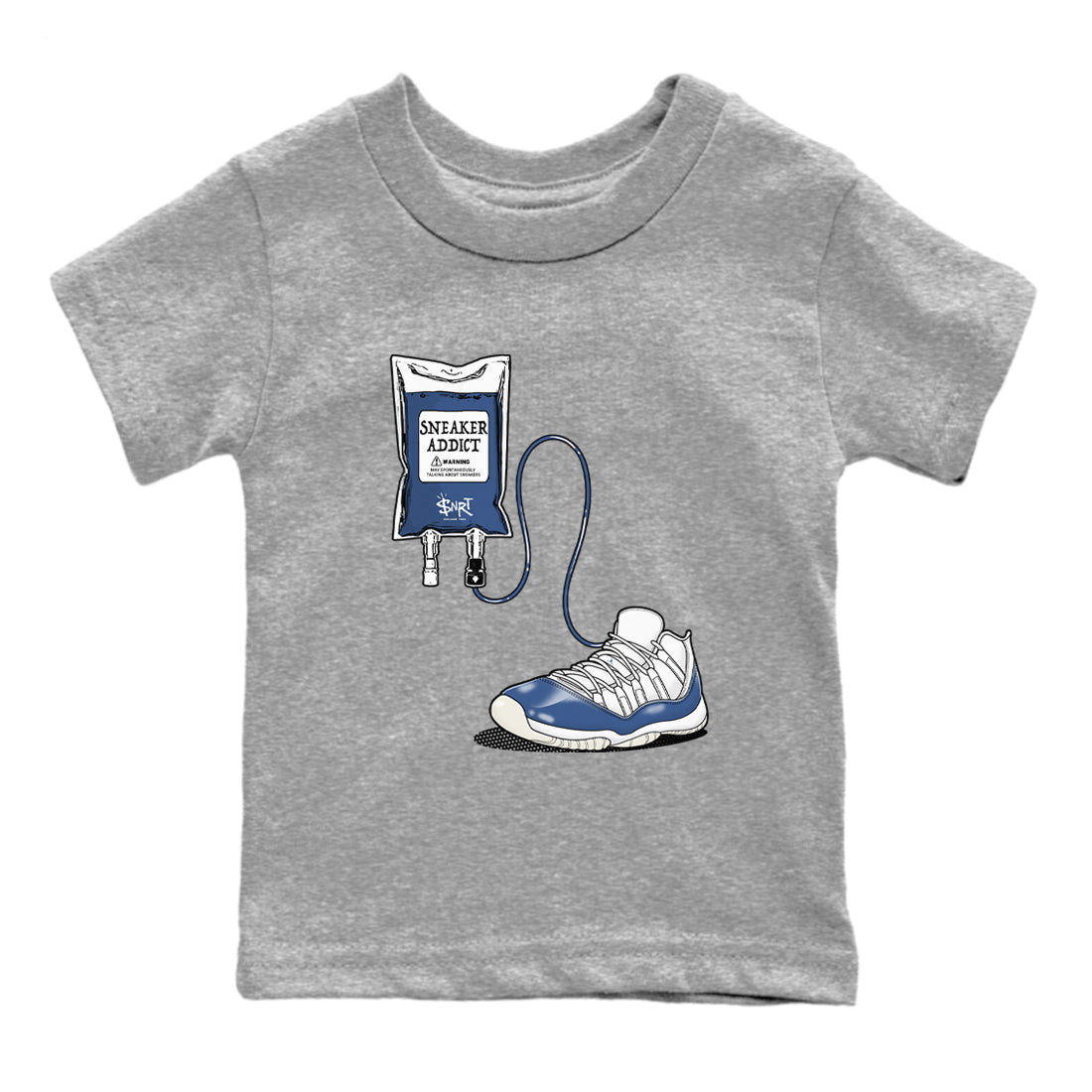 snkmatch Therapy snkmatch Tees Kids - Air Jordan 11 Diffused Blue