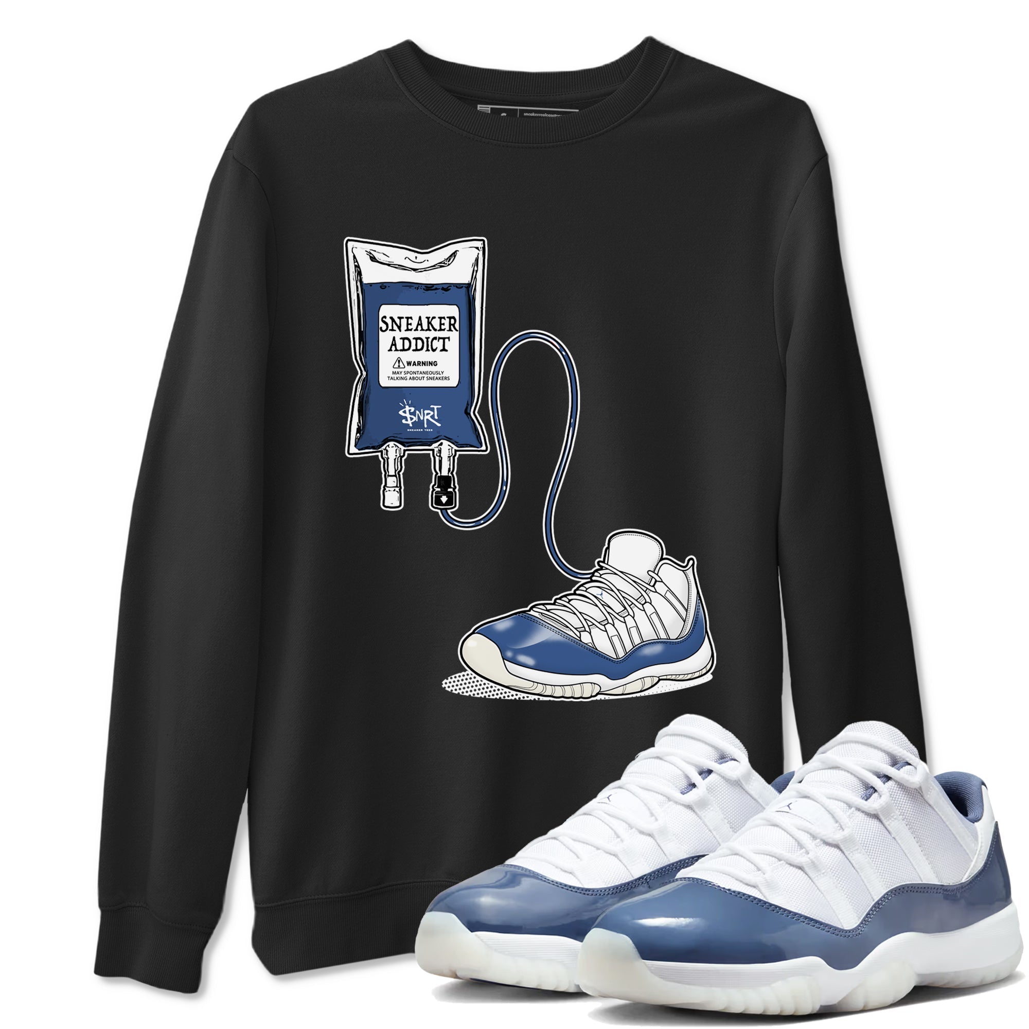 snkmatch Therapy snkmatch Tees - Air Jordan 11 Diffused Blue