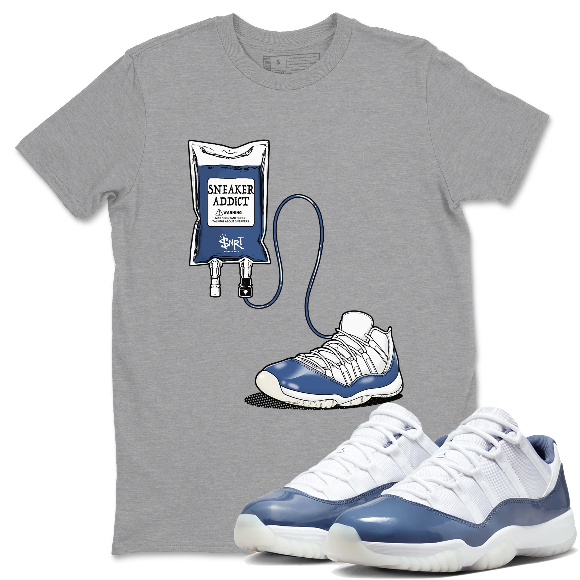 snkmatch Therapy snkmatch Tees - Air Jordan 11 Diffused Blue