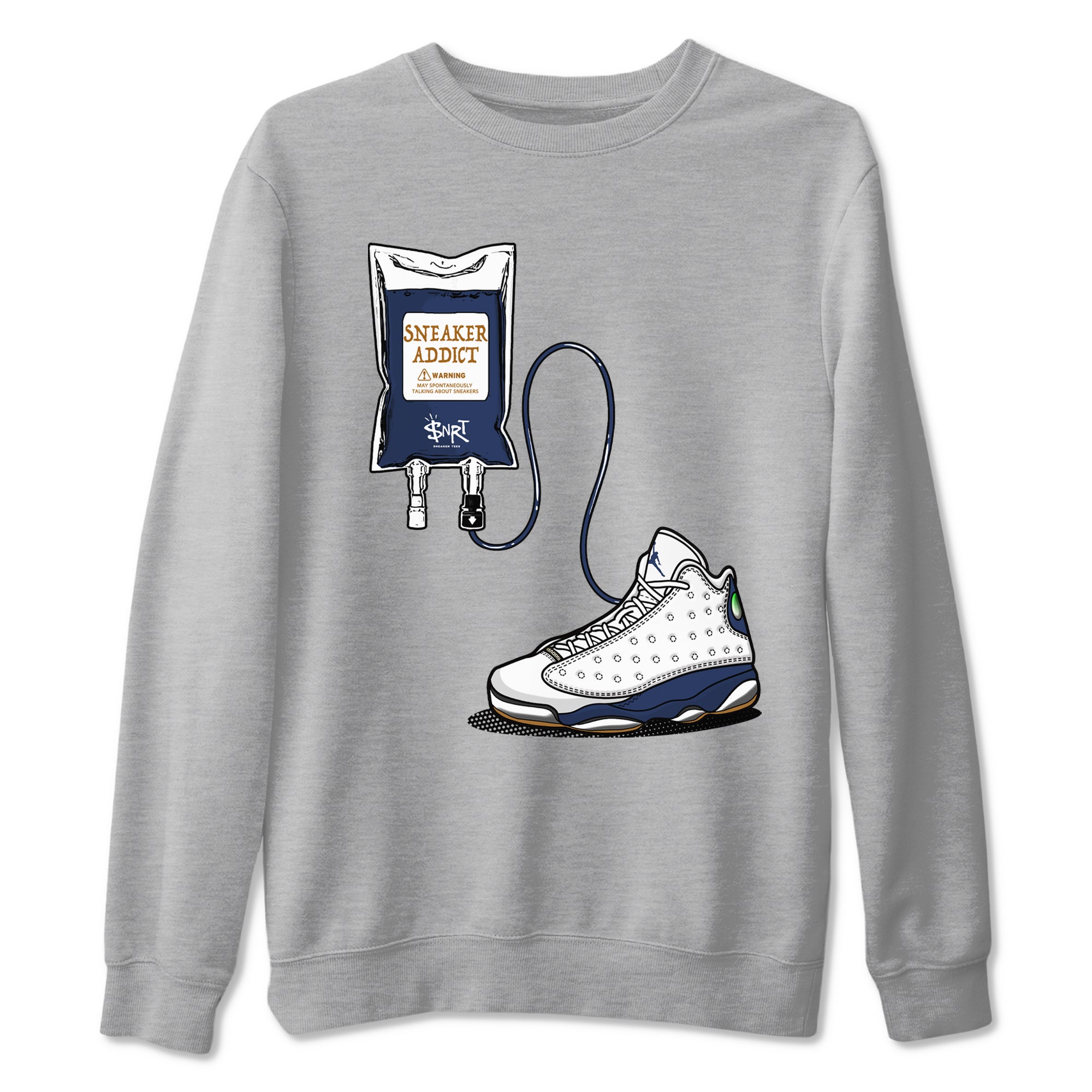 snkmatch Therapy snkmatch Tees - Air Jordan 13 Midnight Navy