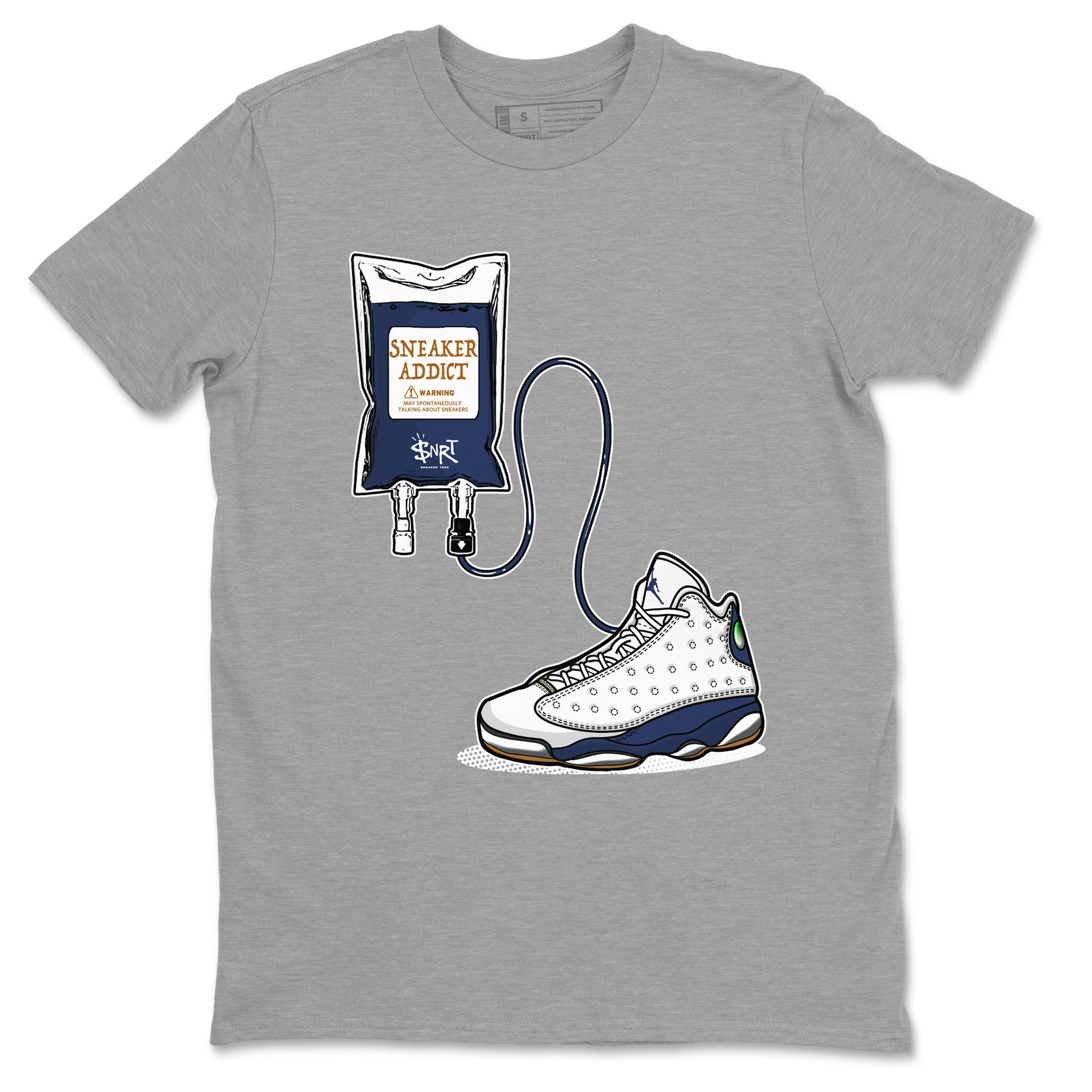 snkmatch Therapy snkmatch Tees - Air Jordan 13 Midnight Navy