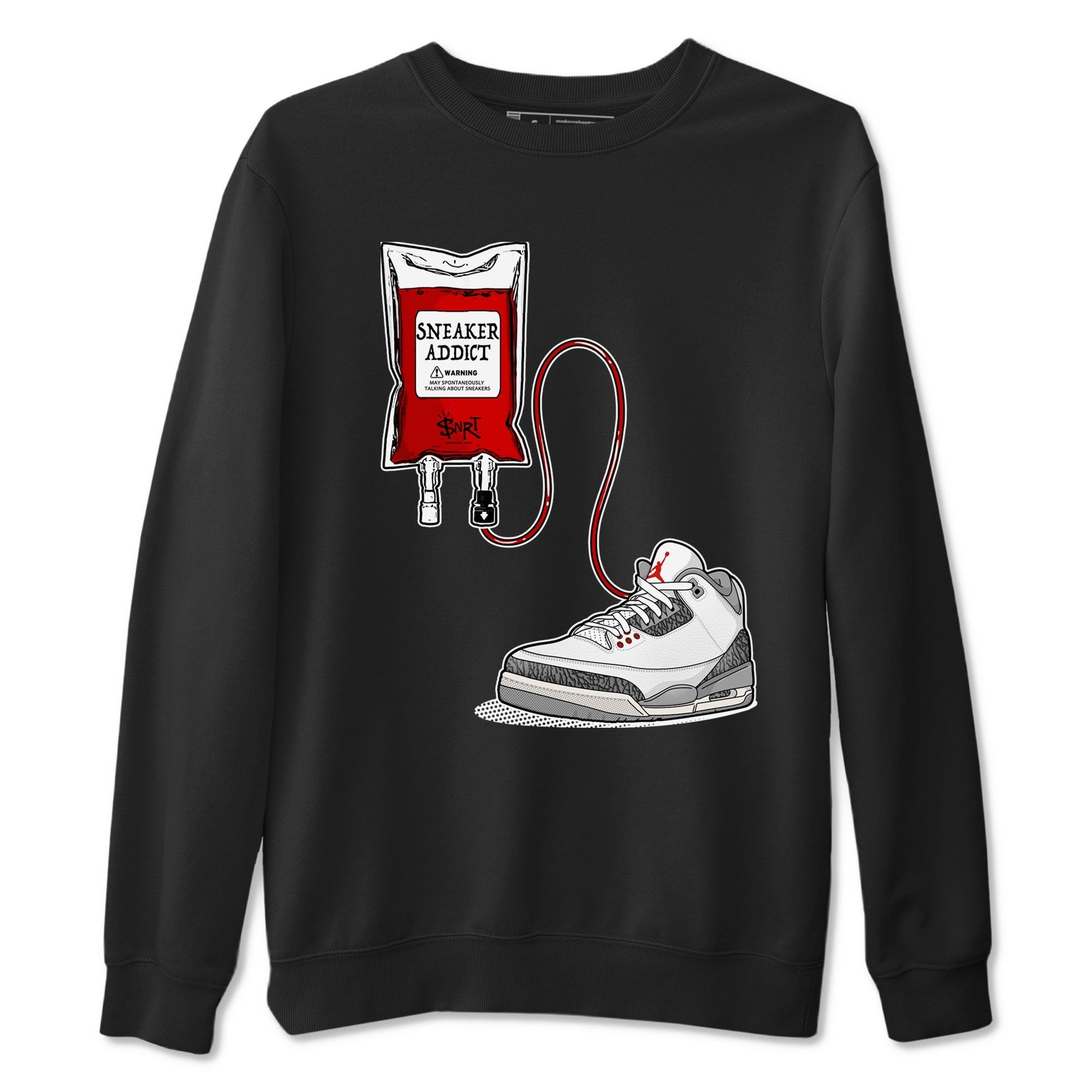 snkmatch Therapy snkmatch Tees - Air Jordan 3 Cement Grey