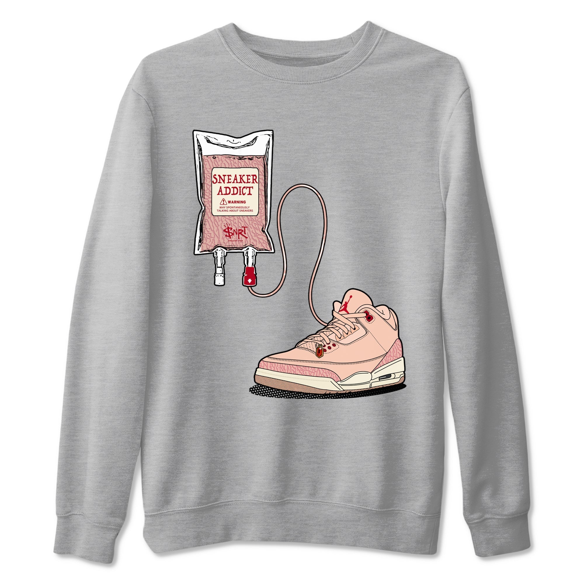 snkmatch Therapy snkmatch Tees - Air Jordan 3 Valentines Day