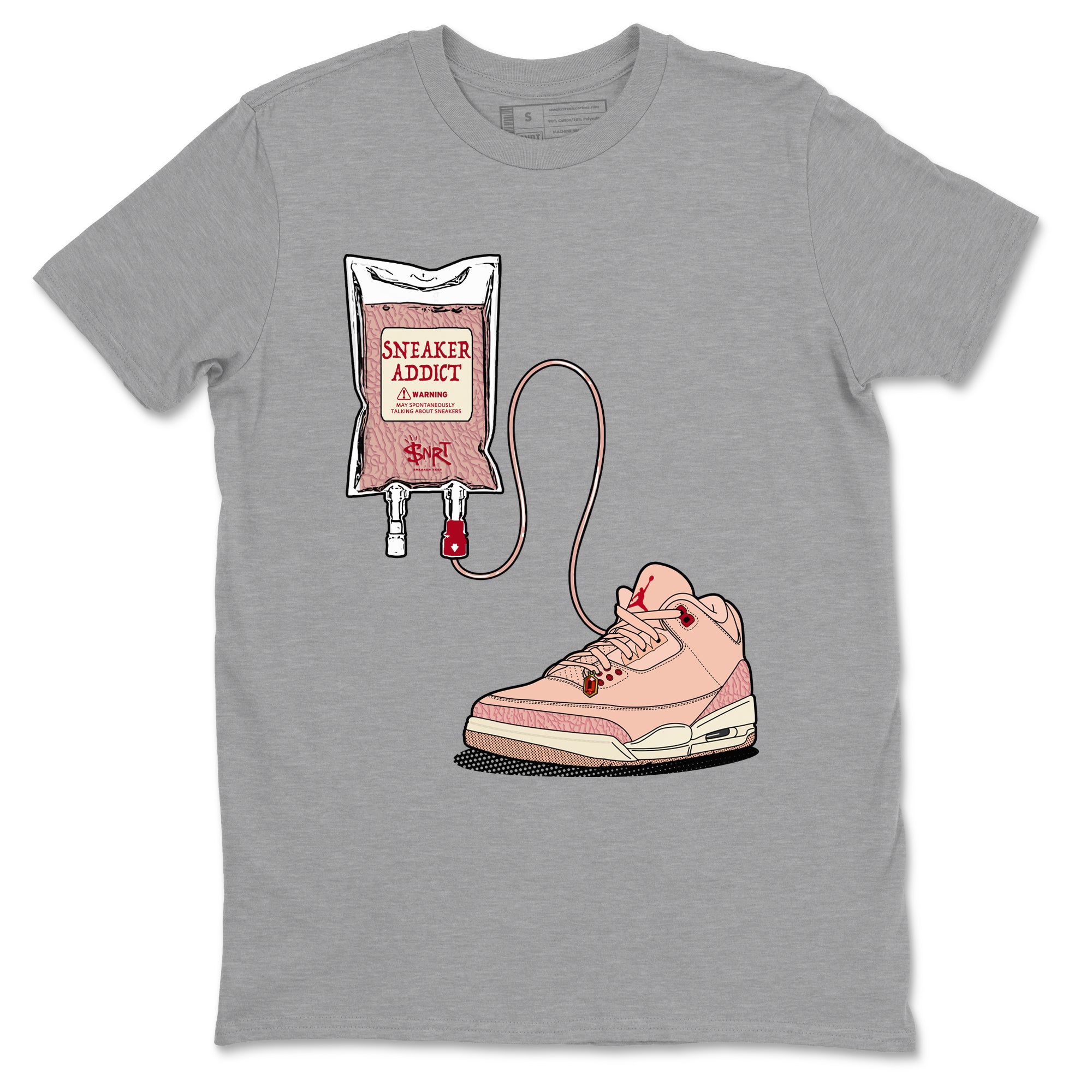 snkmatch Therapy snkmatch Tees - Air Jordan 3 Valentines Day