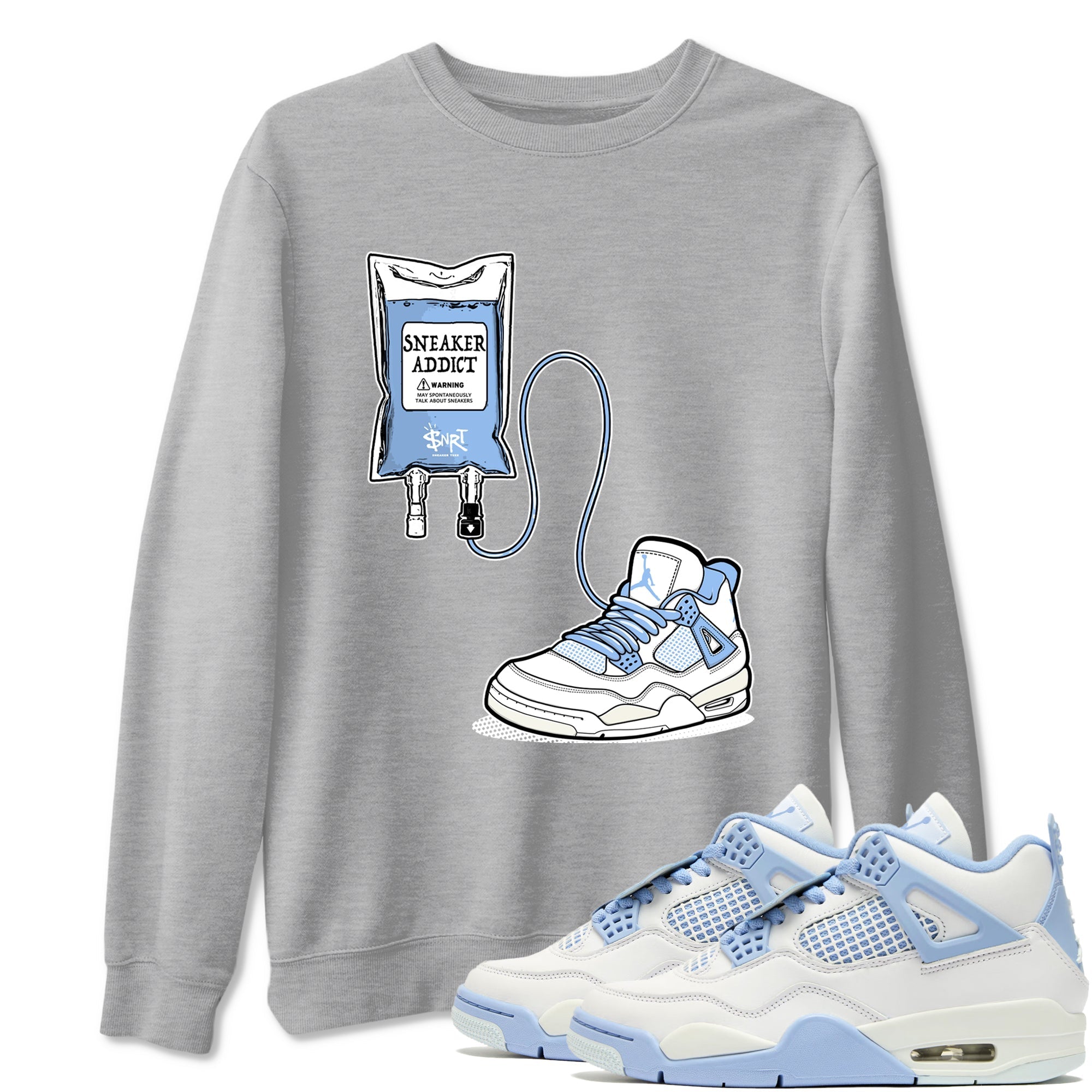 snkmatch Therapy snkmatch Tees - Air Jordan 4 Aluminum