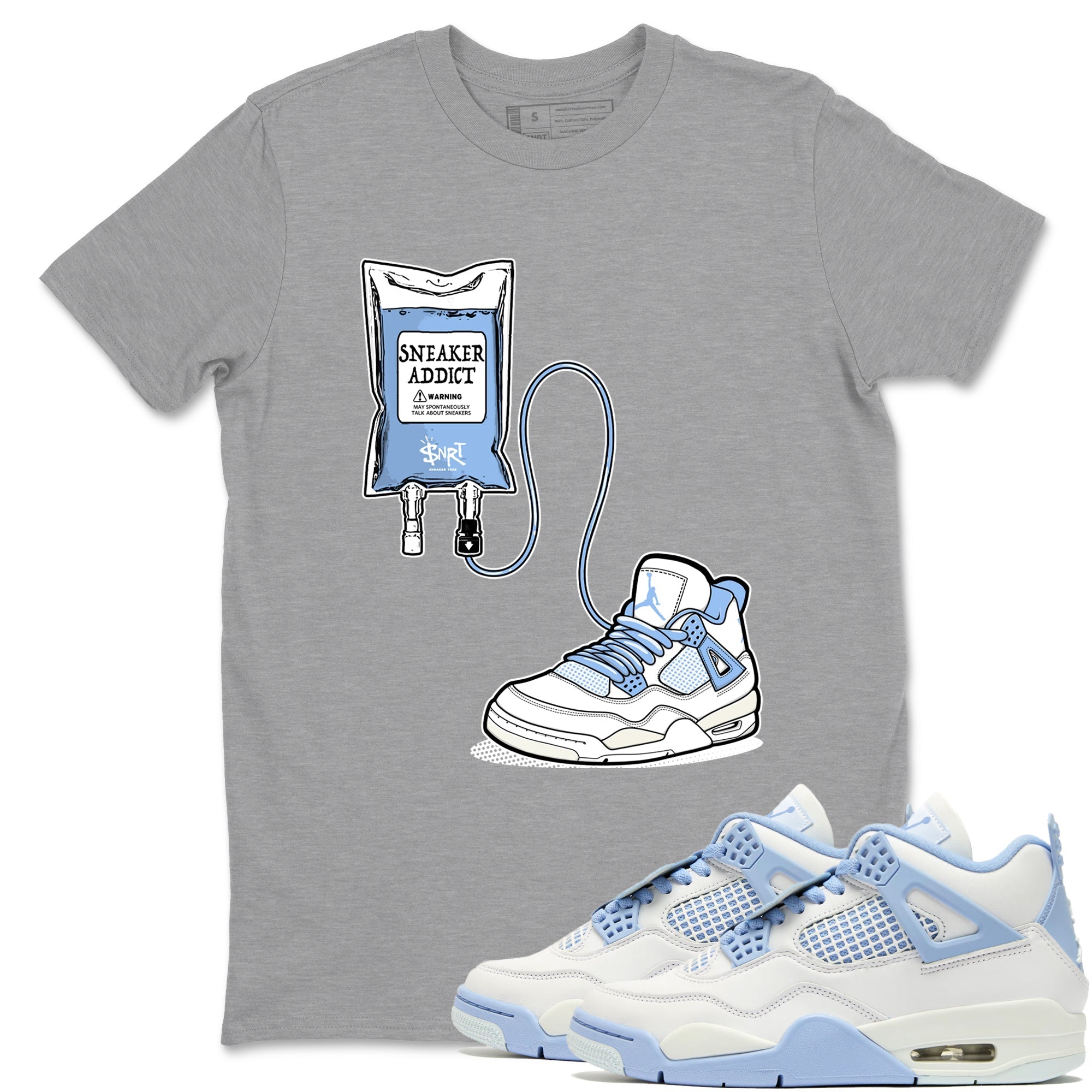 snkmatch Therapy snkmatch Tees - Air Jordan 4 Aluminum