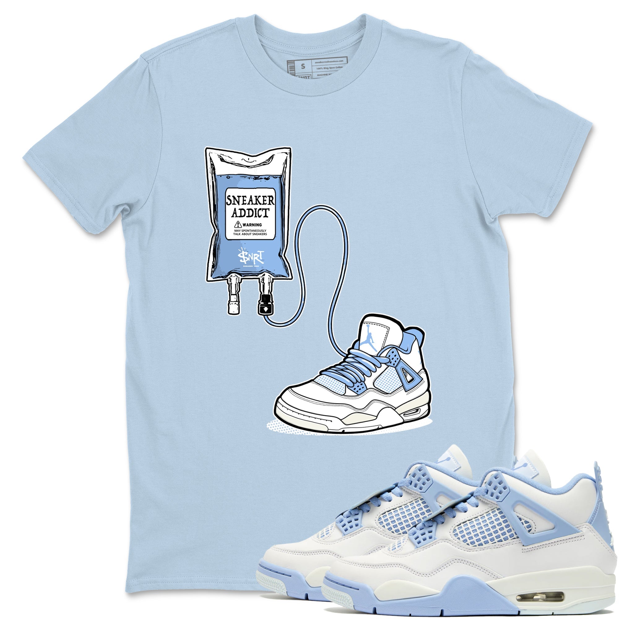 snkmatch Therapy snkmatch Tees - Air Jordan 4 Aluminum