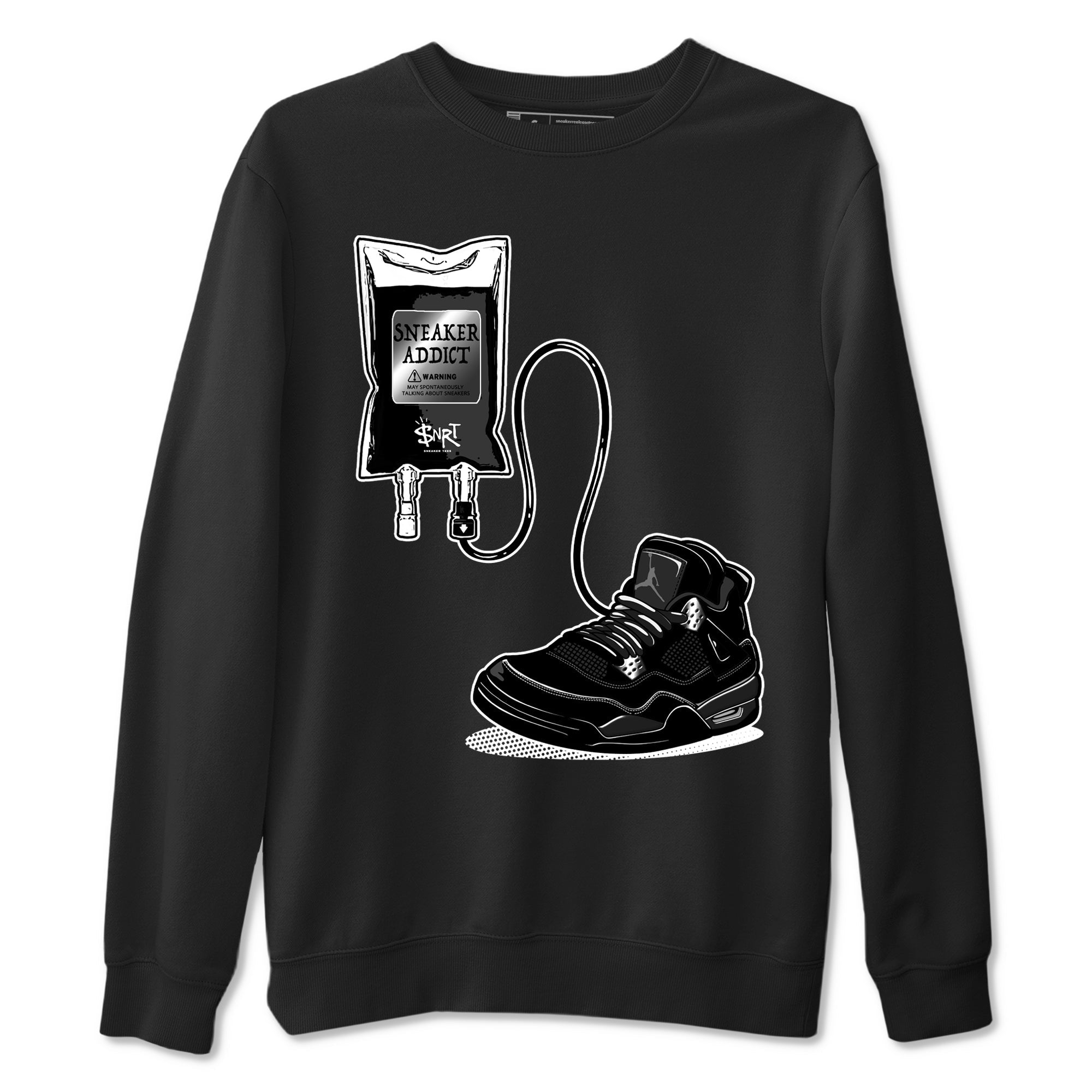 snkmatch Therapy snkmatch Tees - Air Jordan 4 Black Cat