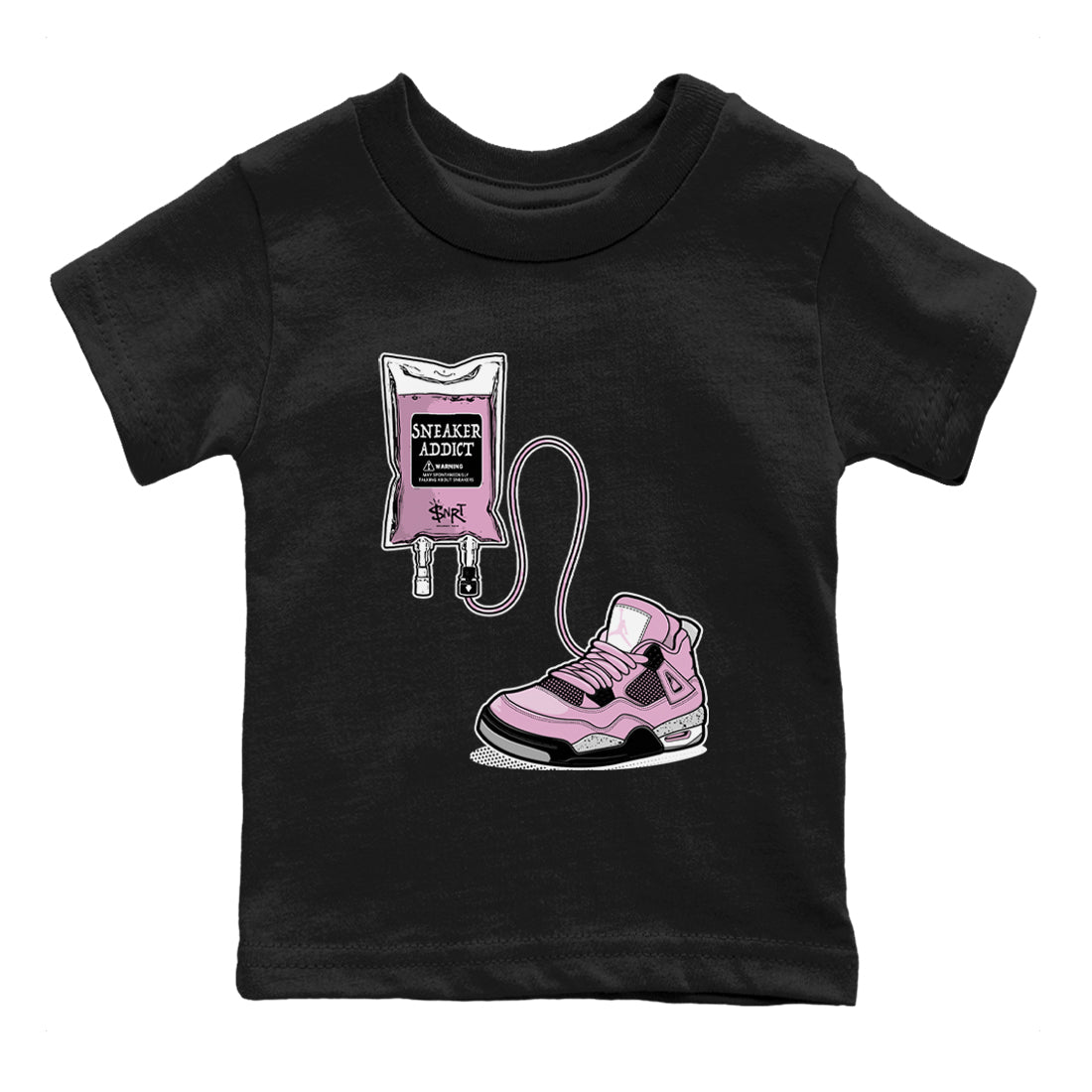 snkmatch Therapy snkmatch Tees Kids - Air Jordan 4 Orchid