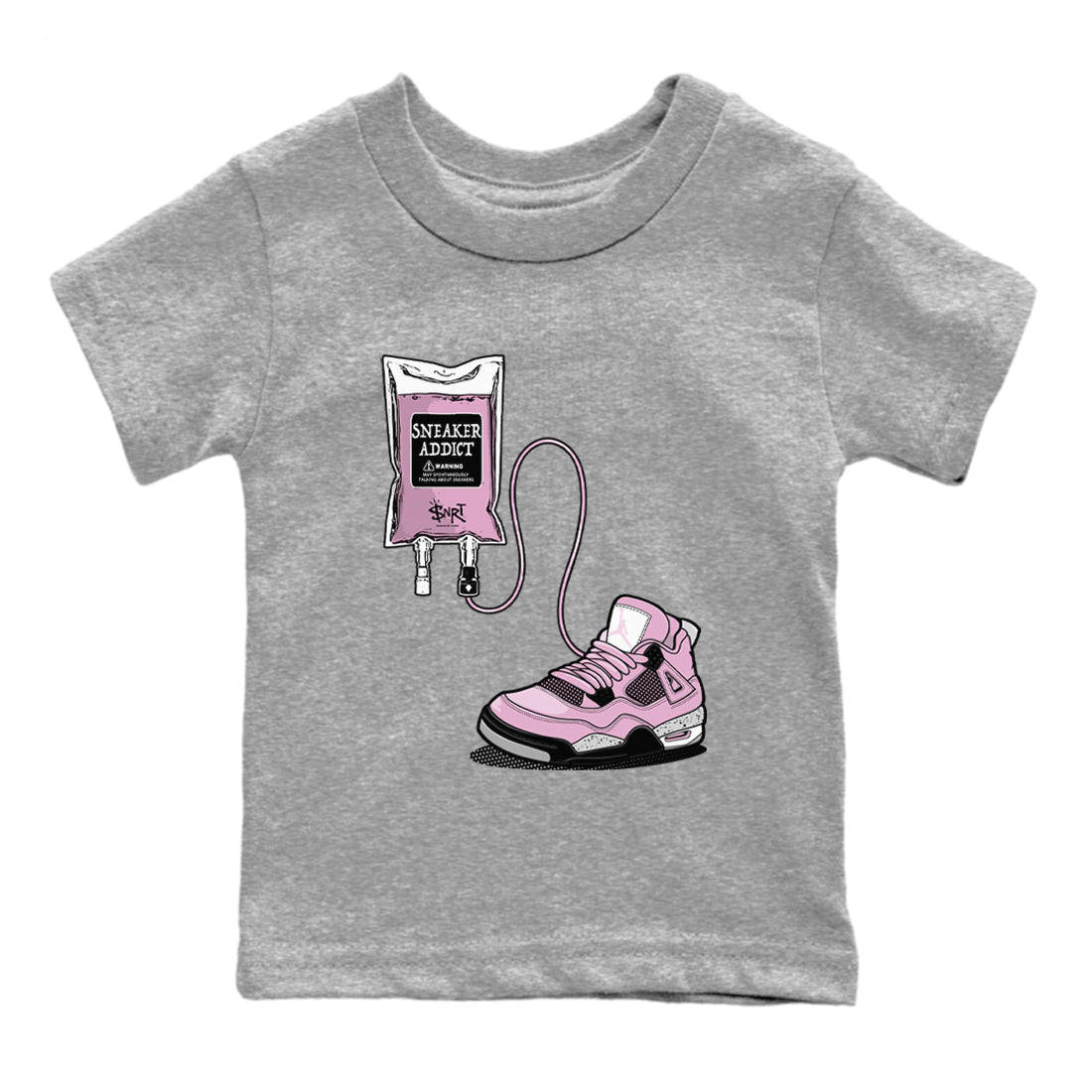 snkmatch Therapy snkmatch Tees Kids - Air Jordan 4 Orchid