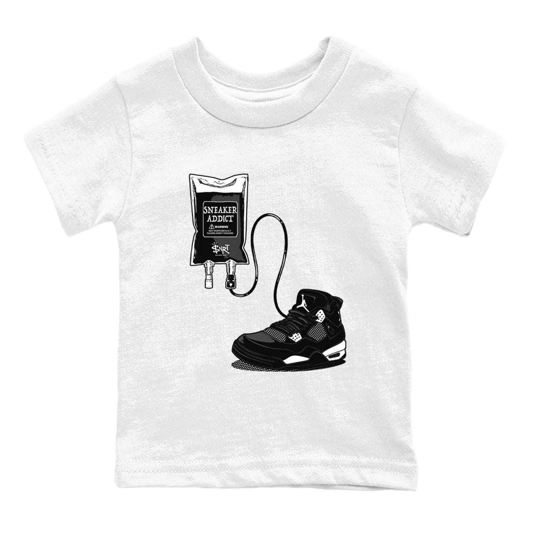 snkmatch Therapy snkmatch Tees Kids - Air Jordan 4 White Thunder