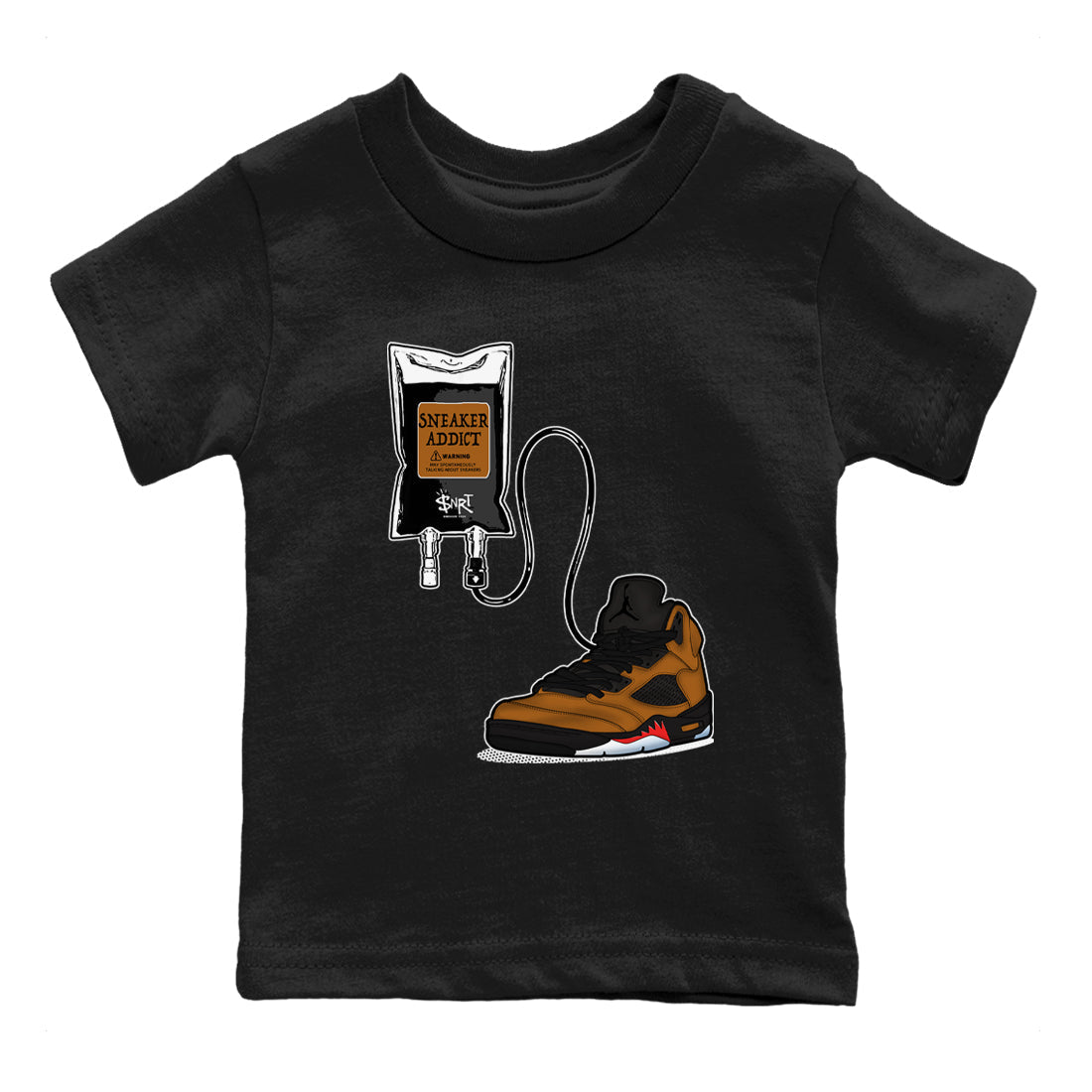 snkmatch Therapy snkmatch Tees Kids - Air Jordan 5 Archaeo Brown