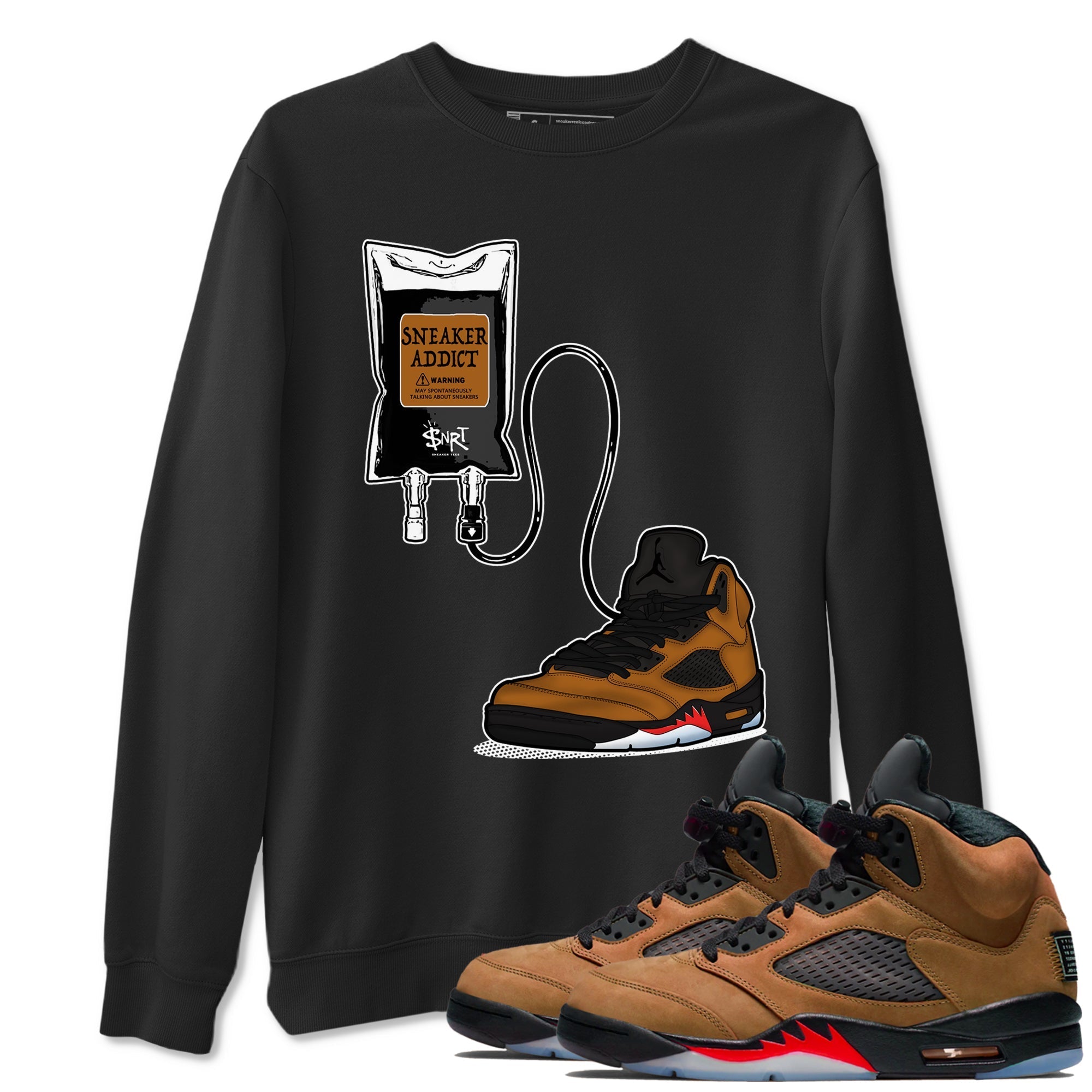 snkmatch Therapy snkmatch Tees - Air Jordan 5 Archaeo Brown