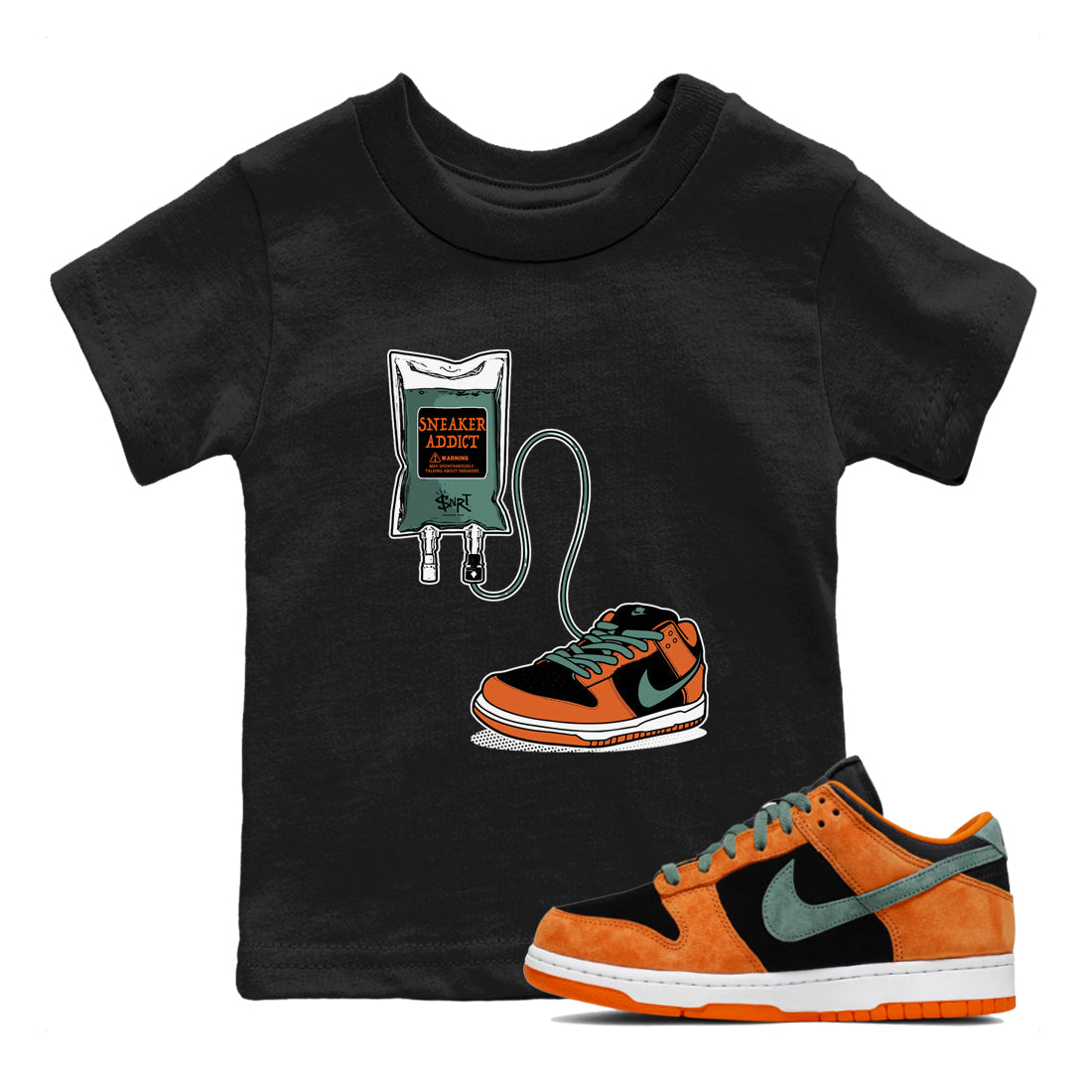 snkmatch Therapy snkmatch Tees Kids - Dunk Ceramic