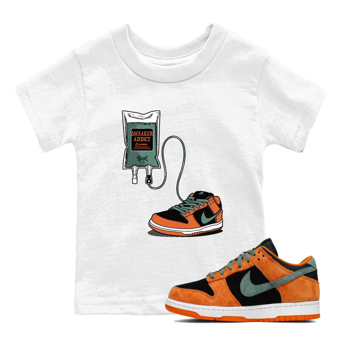 snkmatch Therapy snkmatch Tees Kids - Dunk Ceramic