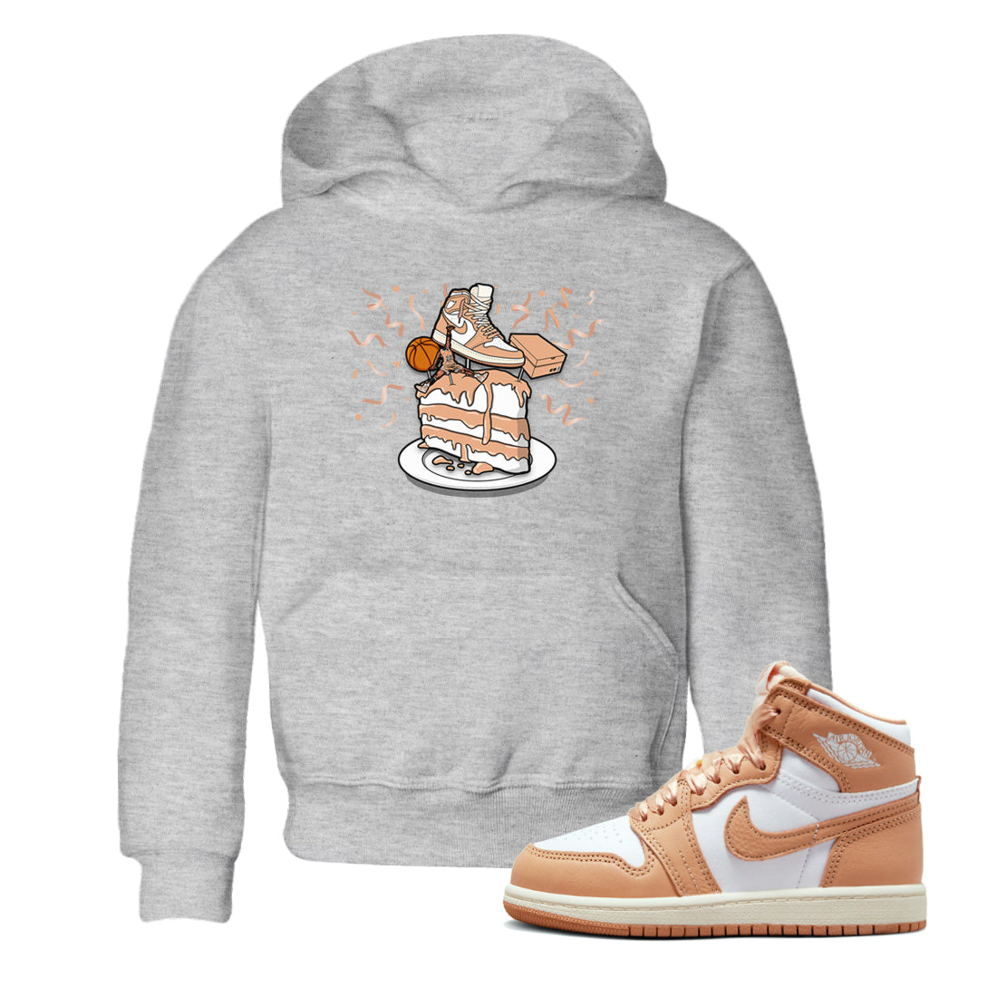 snkmatch Topper snkmatch Tee Kids - Air Jordan 1 Praline