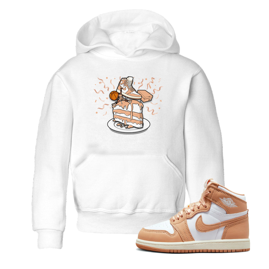 snkmatch Topper snkmatch Tee Kids - Air Jordan 1 Praline