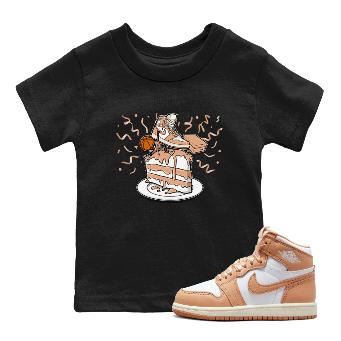 snkmatch Topper snkmatch Tee Kids - Air Jordan 1 Praline