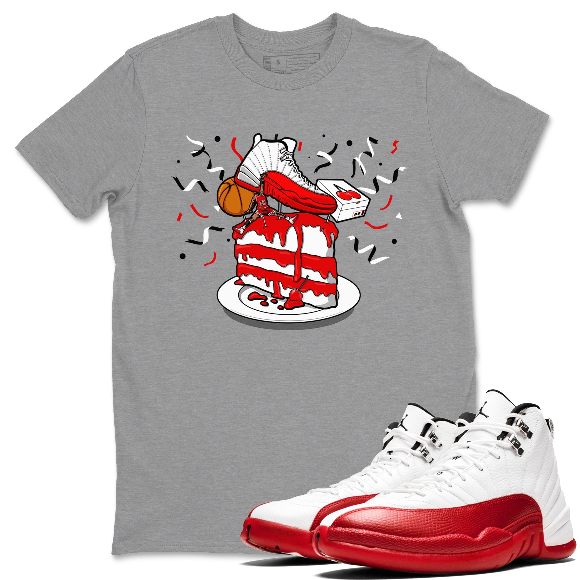 snkmatch Topper snkmatch Tee - Air Jordan 12 Cherry