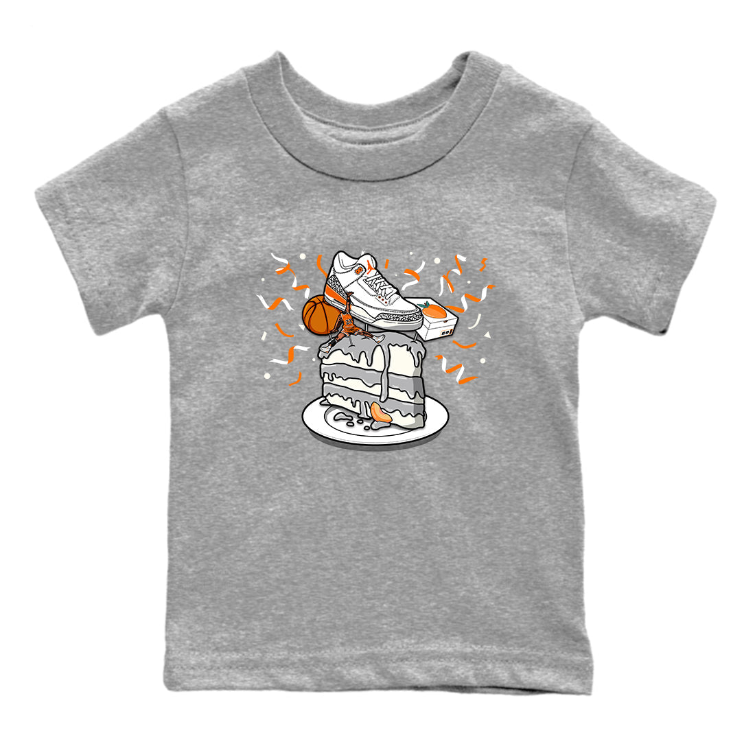 snkmatch Topper snkmatch Tees Kids - Air Jordan 3 Georgia Peach