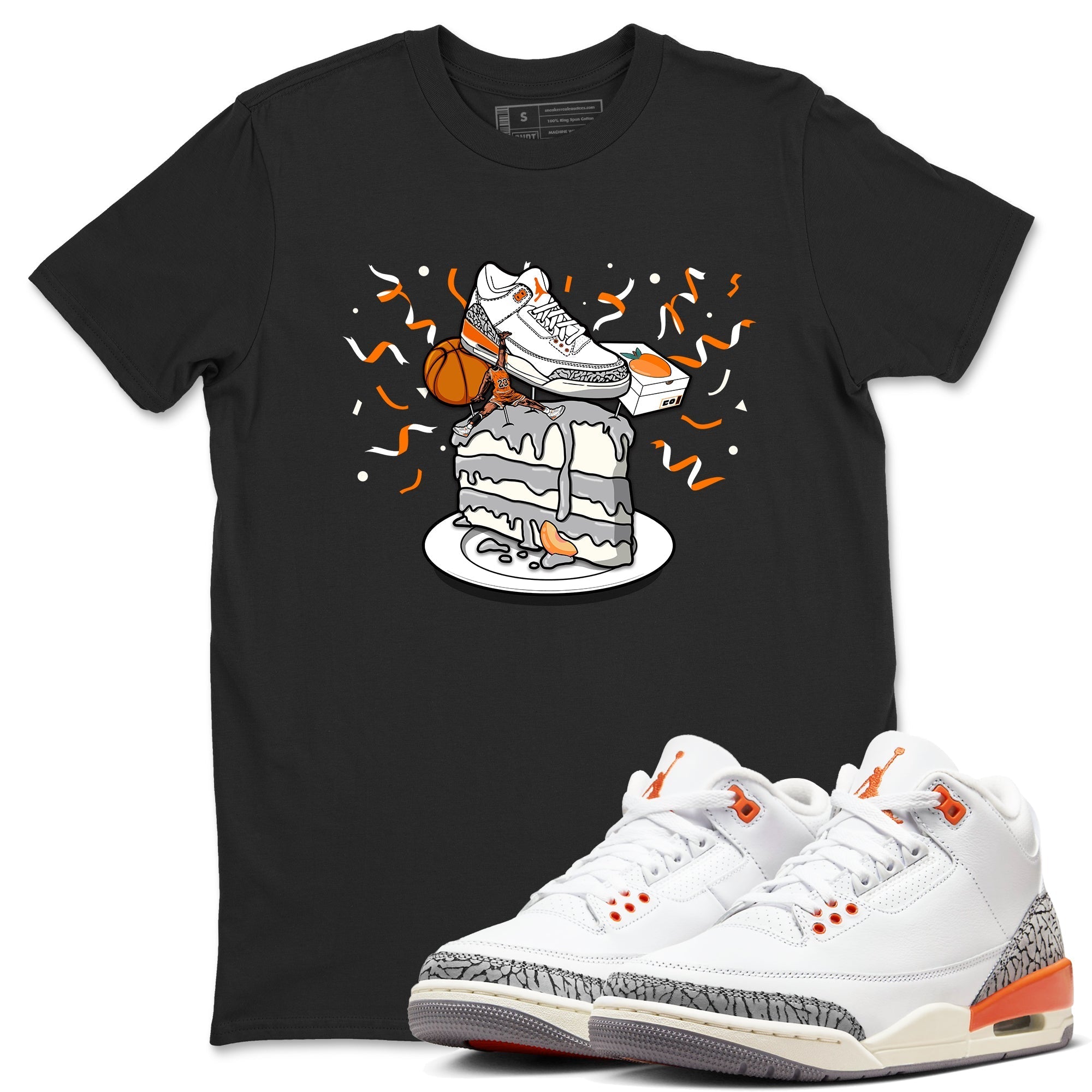 snkmatch Topper snkmatch Tees - Air Jordan 3 Georgia Peach