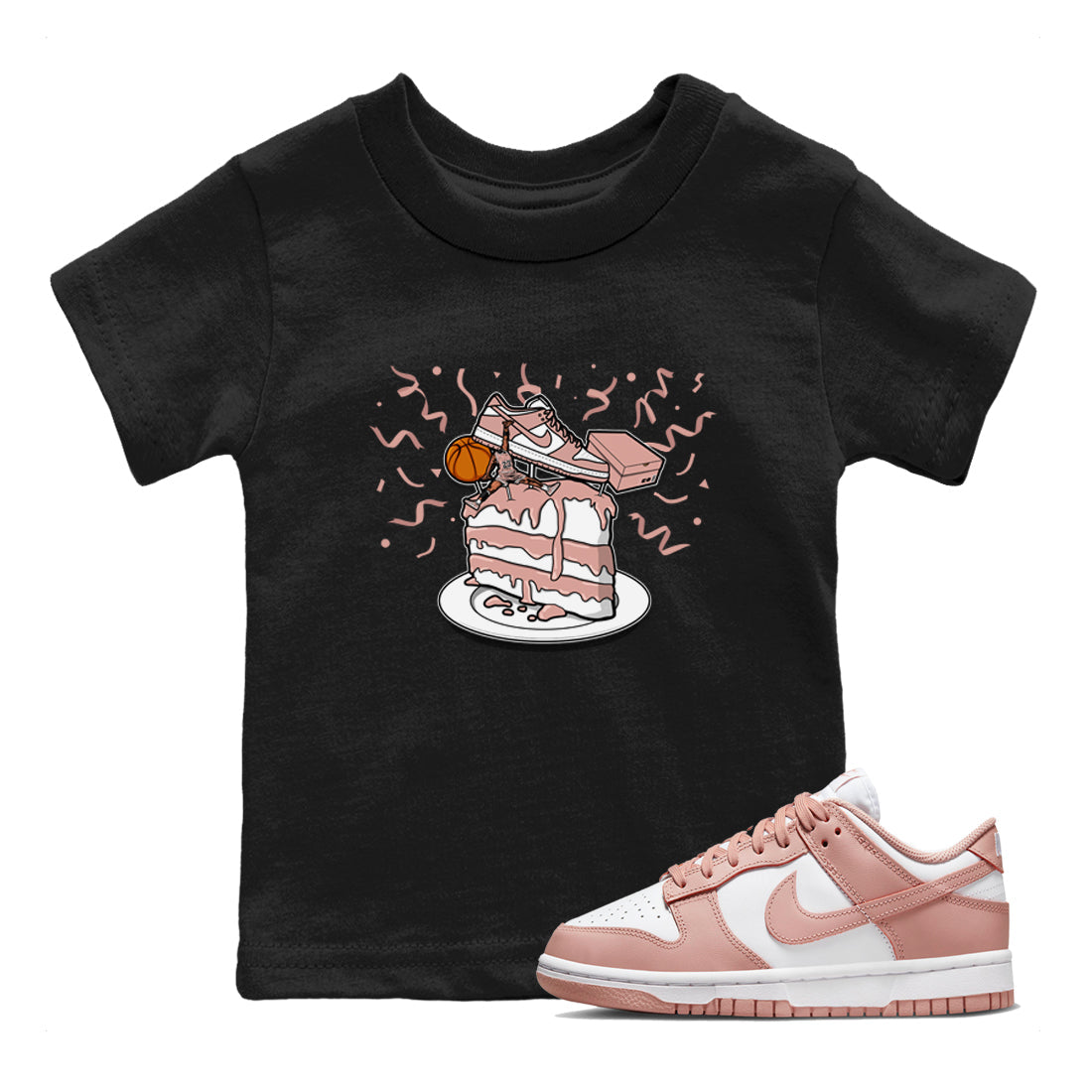 snkmatch Topper snkmatch Tee Kids - Dunk Rose Whisper