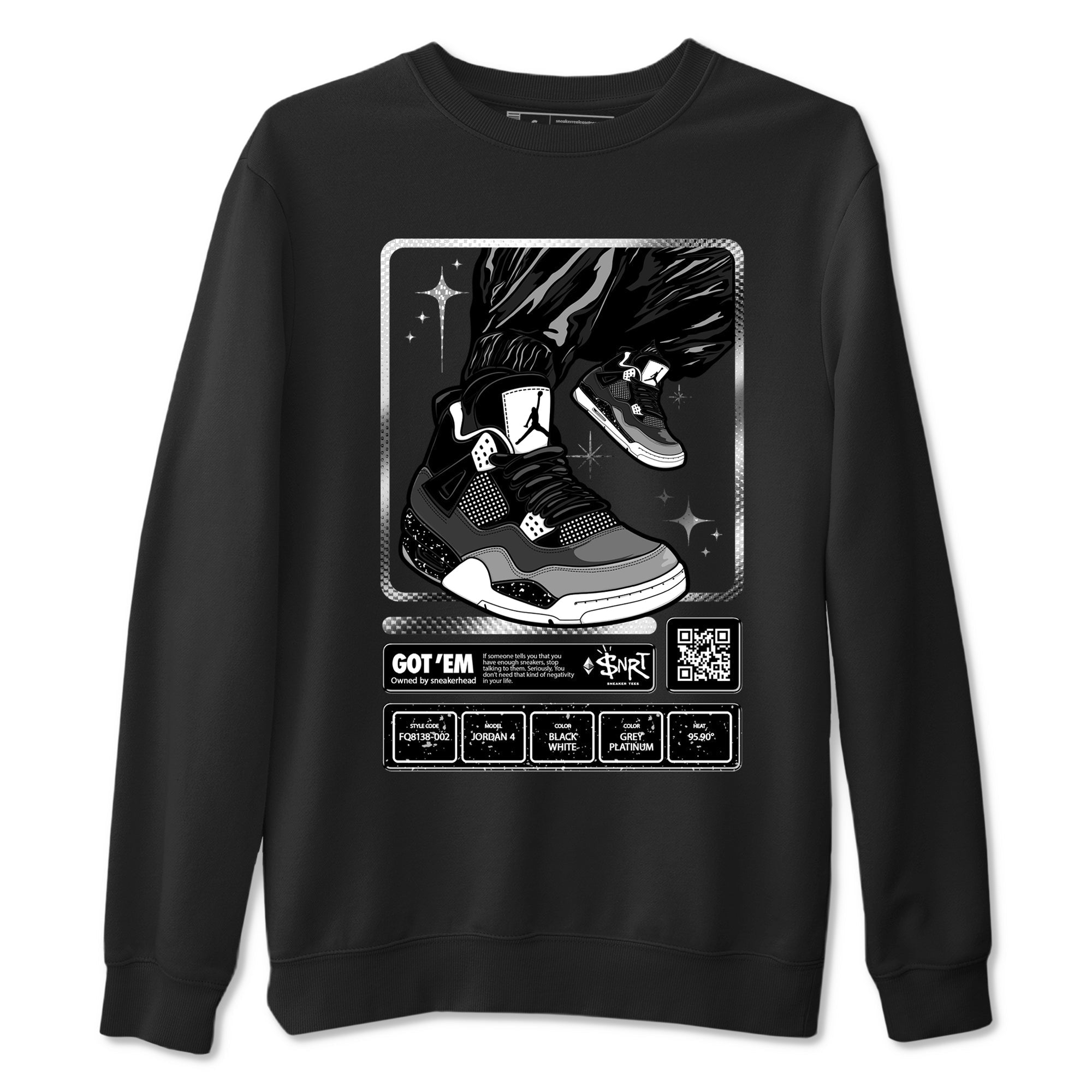 snkmatch Trading Card snkmatch Tees - Air Jordan 4 Fear