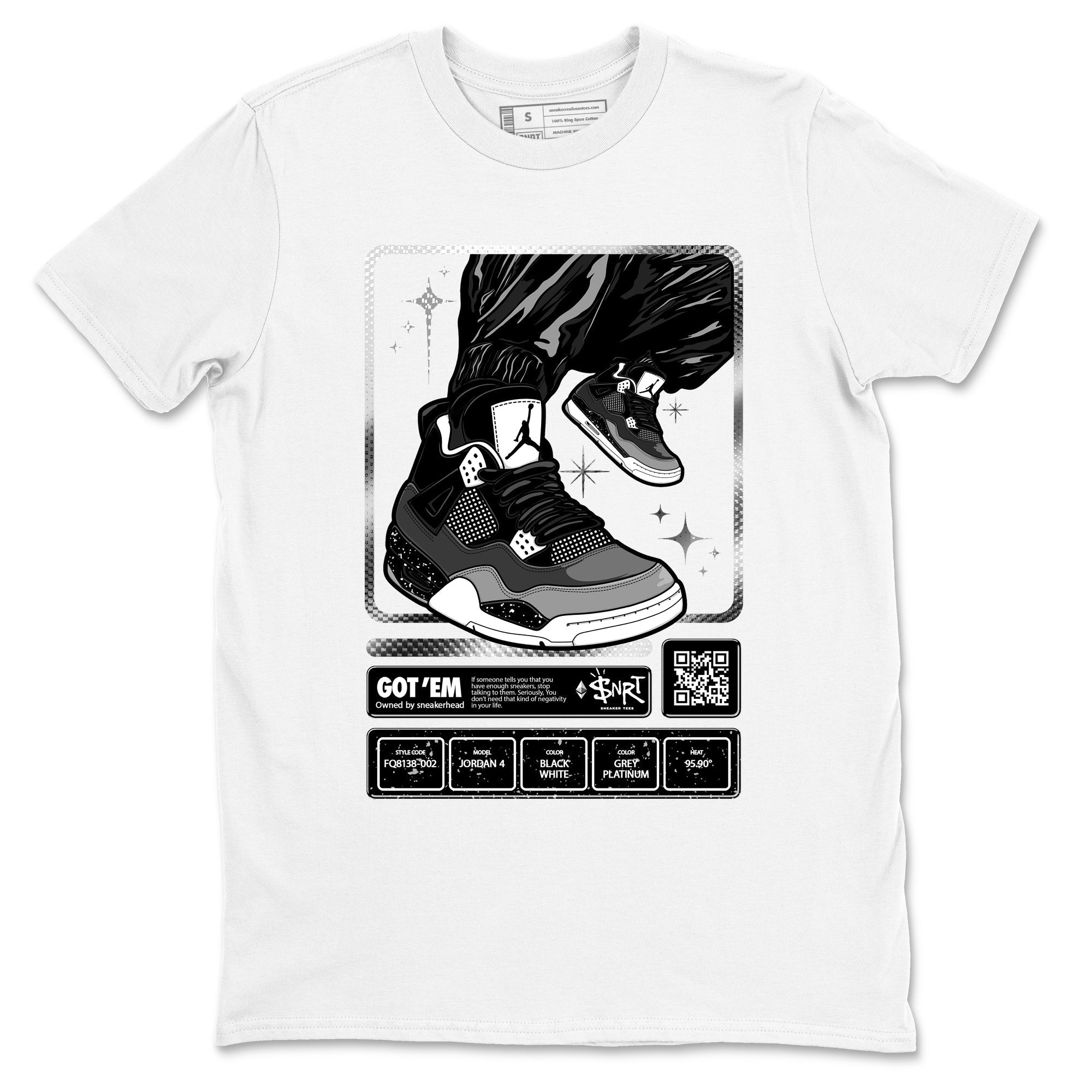 snkmatch Trading Card snkmatch Tees - Air Jordan 4 Fear