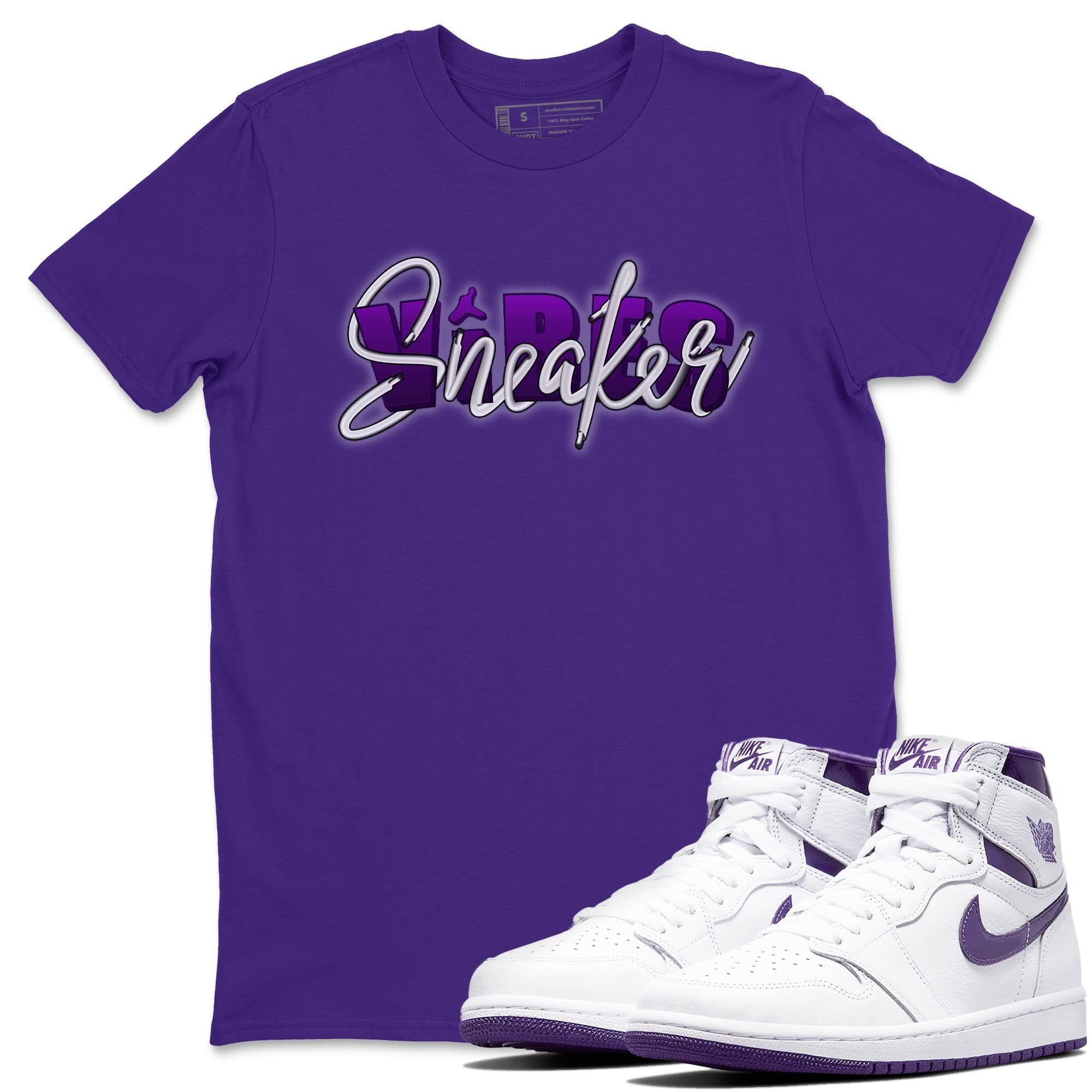 snkmatch Vibes Unisex Tops - Air Jordan 1 WMNS Court Purple