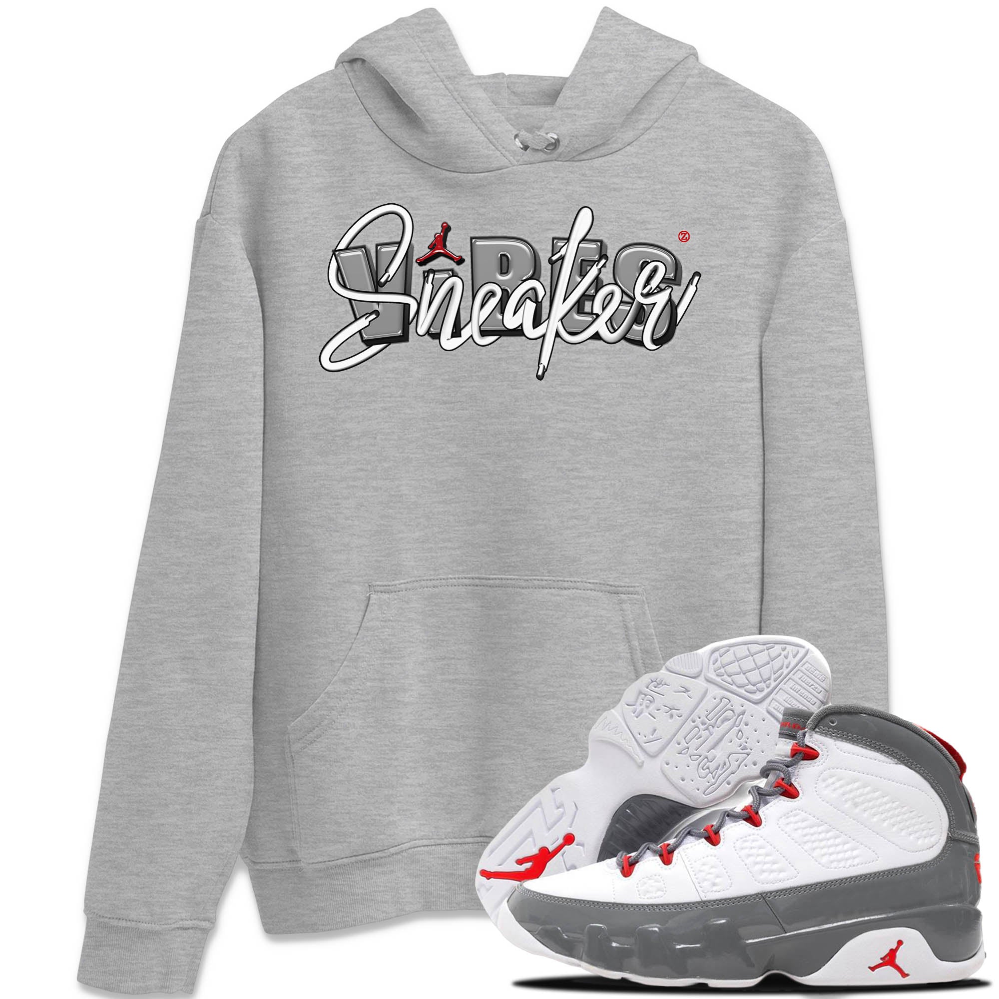 snkmatch Vibes Unisex Tops - Air Jordan 9 Fire Red